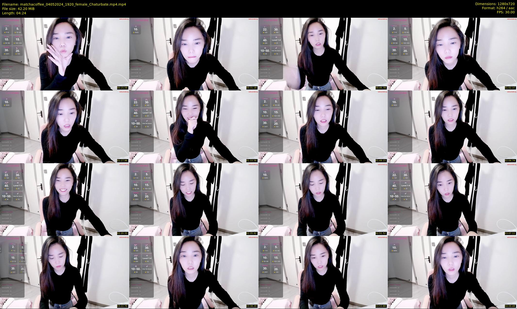 matchacoffee — 5 minute Chaturbate female cam show recording, 720p, May 4, 2024
