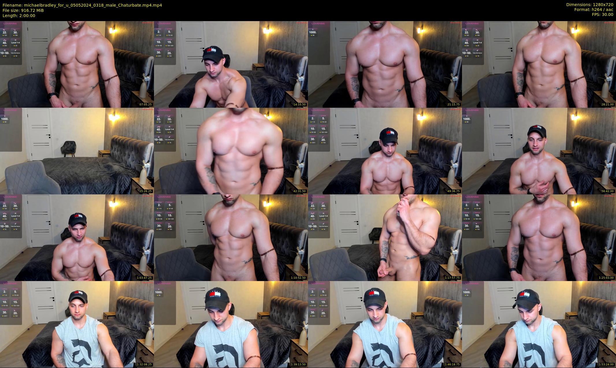 michaelbradley_for_u — 120 minute Chaturbate male cam show recording, 720p, May 5, 2024