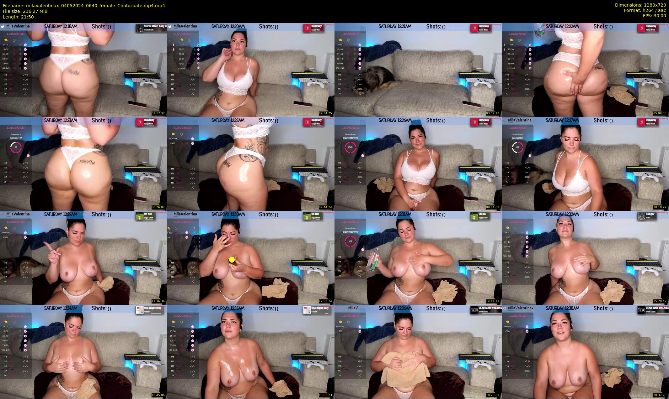 milavalentinax — 22 minute Chaturbate female cam show recording, 720p, May 4, 2024