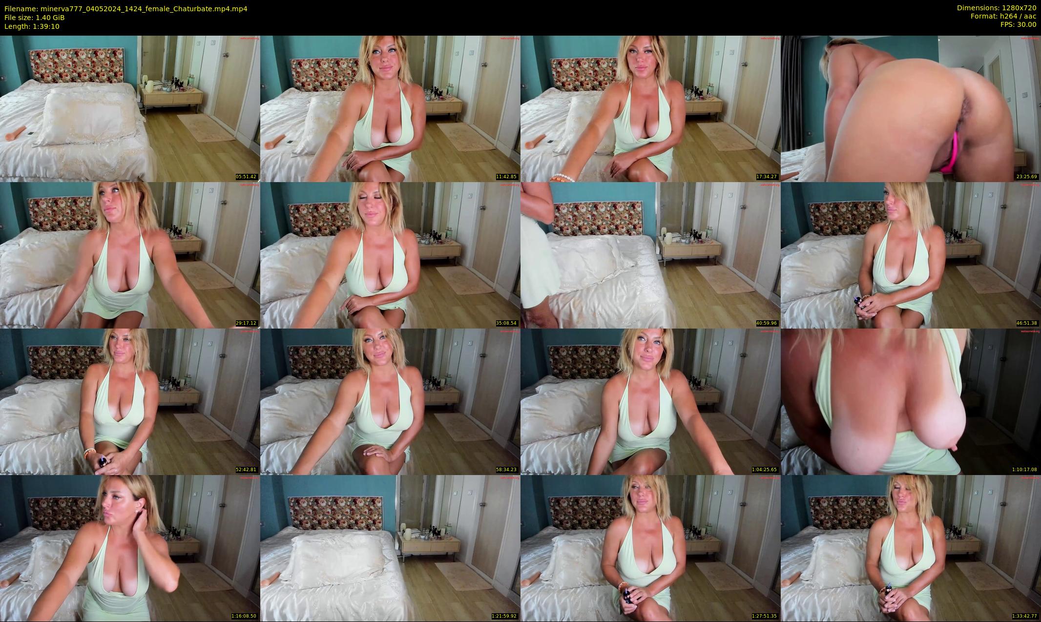 minerva777 — 100 minute Chaturbate female cam show recording, 720p, May 4, 2024