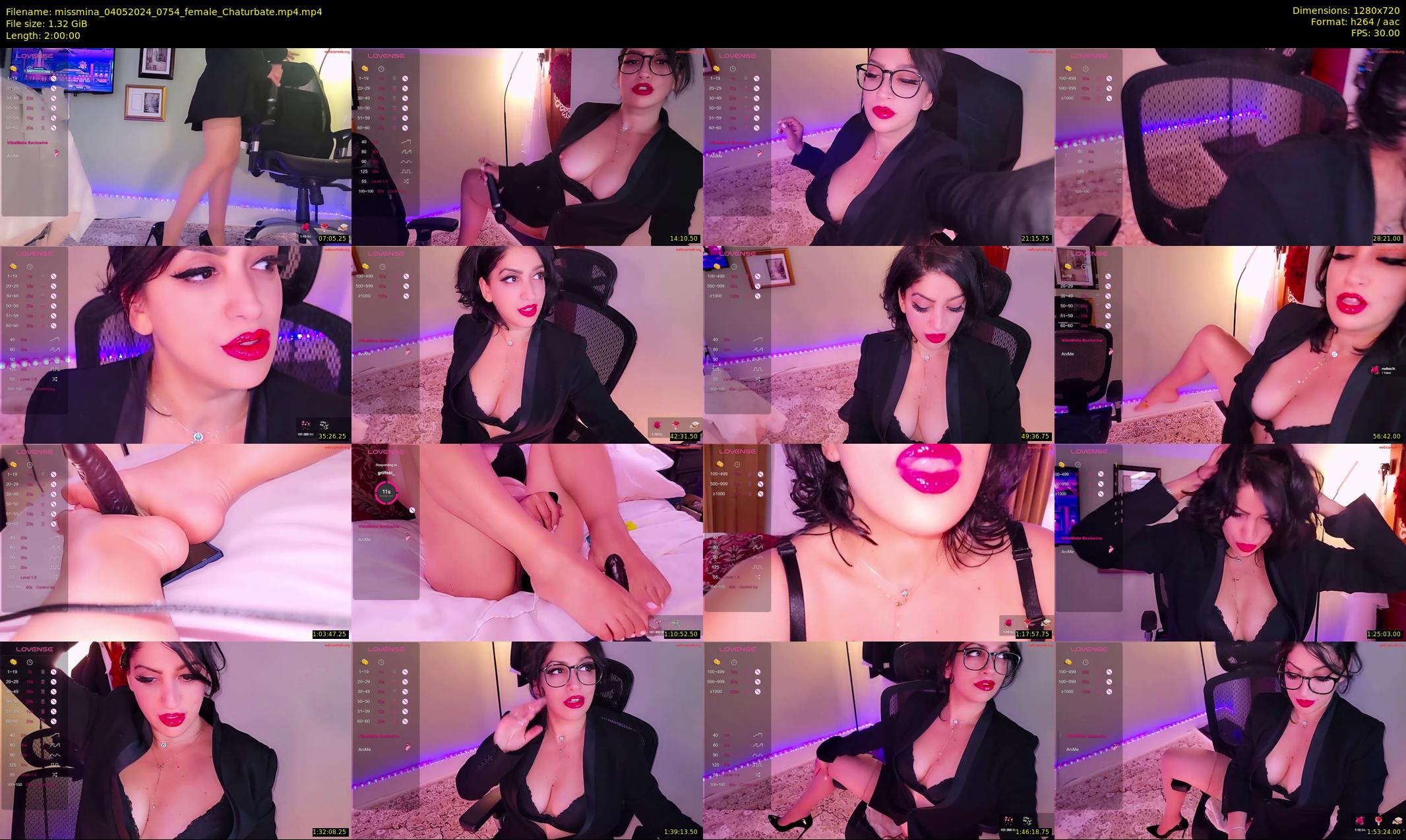 missmina — 120 minute Chaturbate female cam show recording, 720p, May 4, 2024