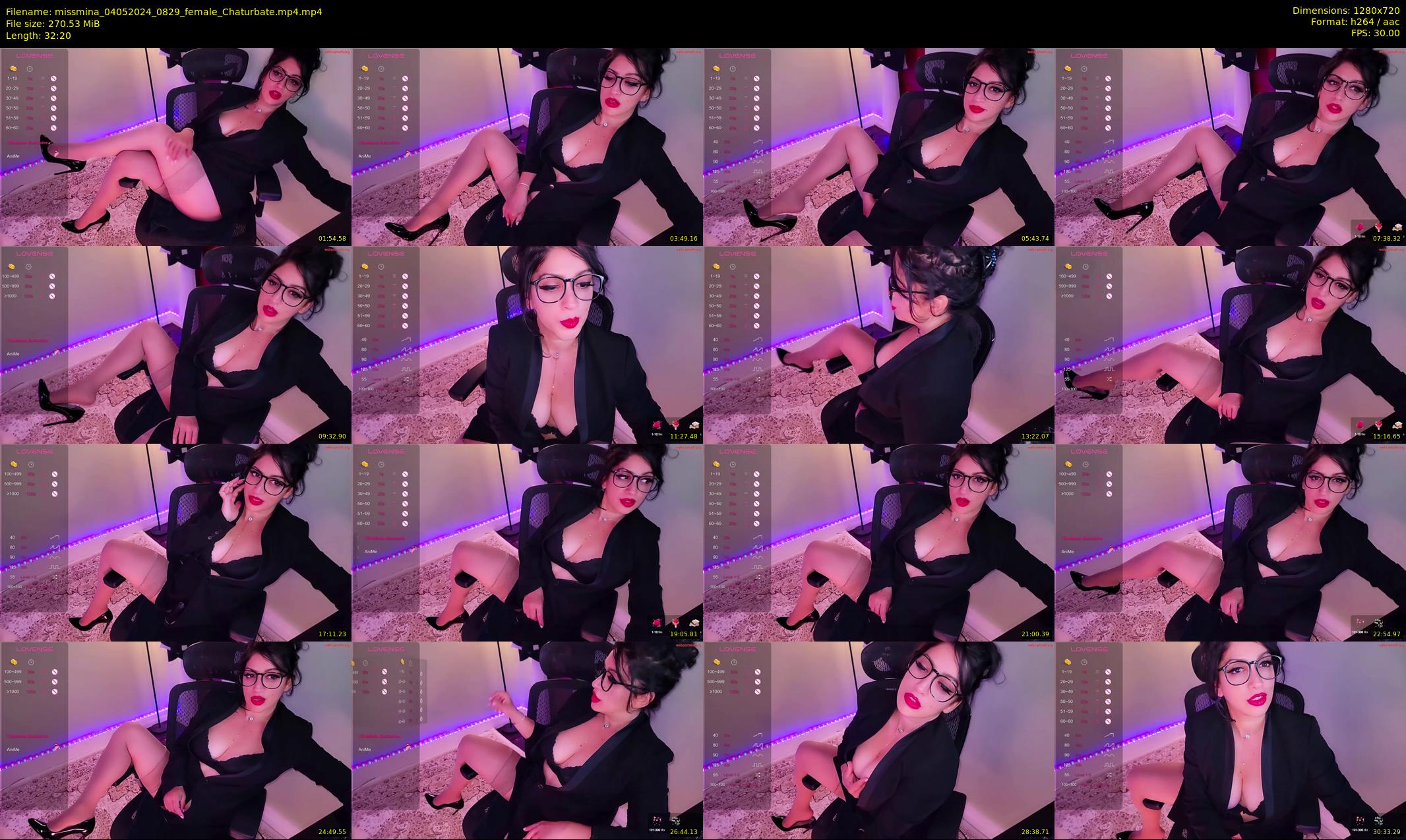 missmina — 33 minute Chaturbate female cam show recording, 720p, May 4, 2024