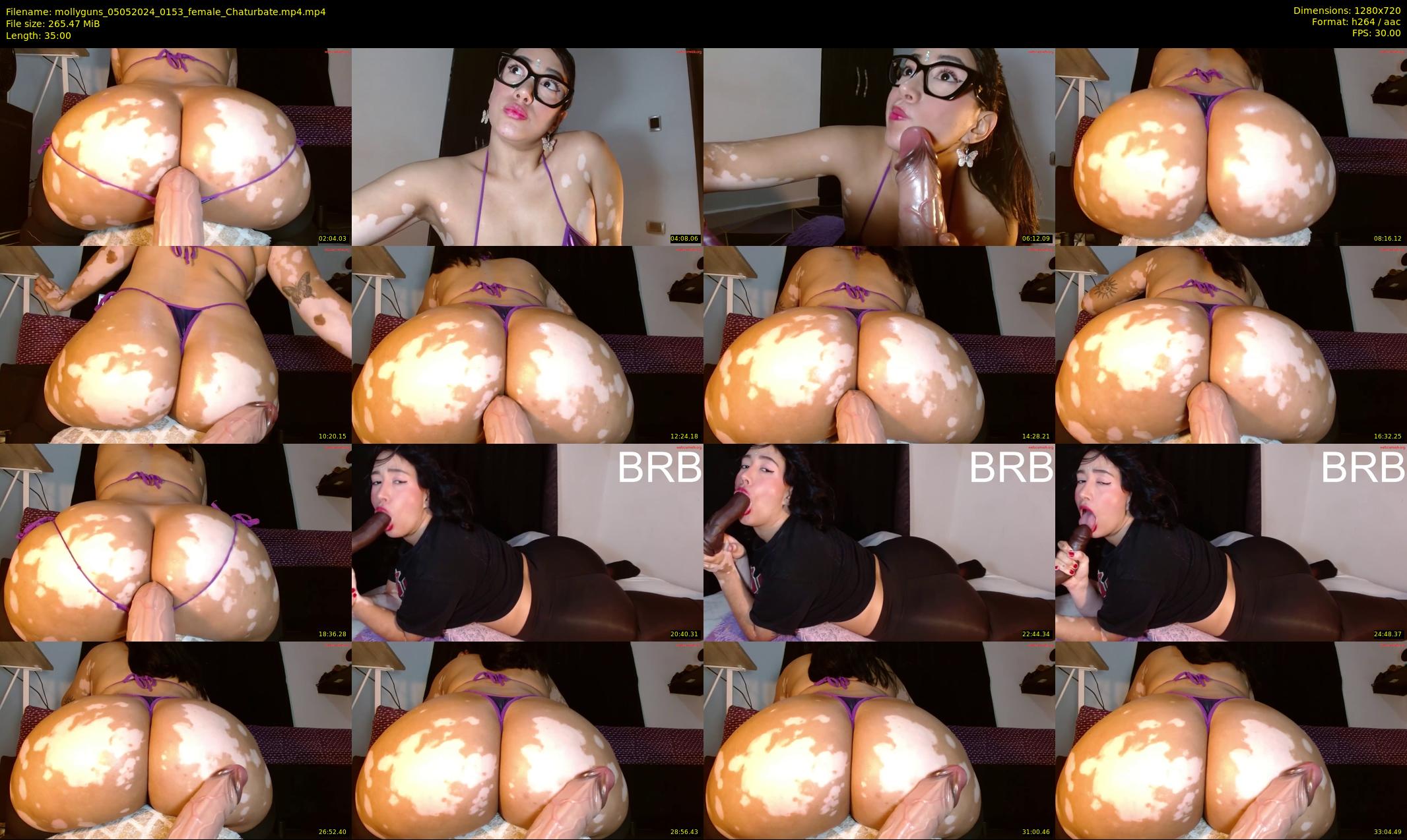 mollyguns — 35 minute Chaturbate female cam show recording, 720p, May 5, 2024