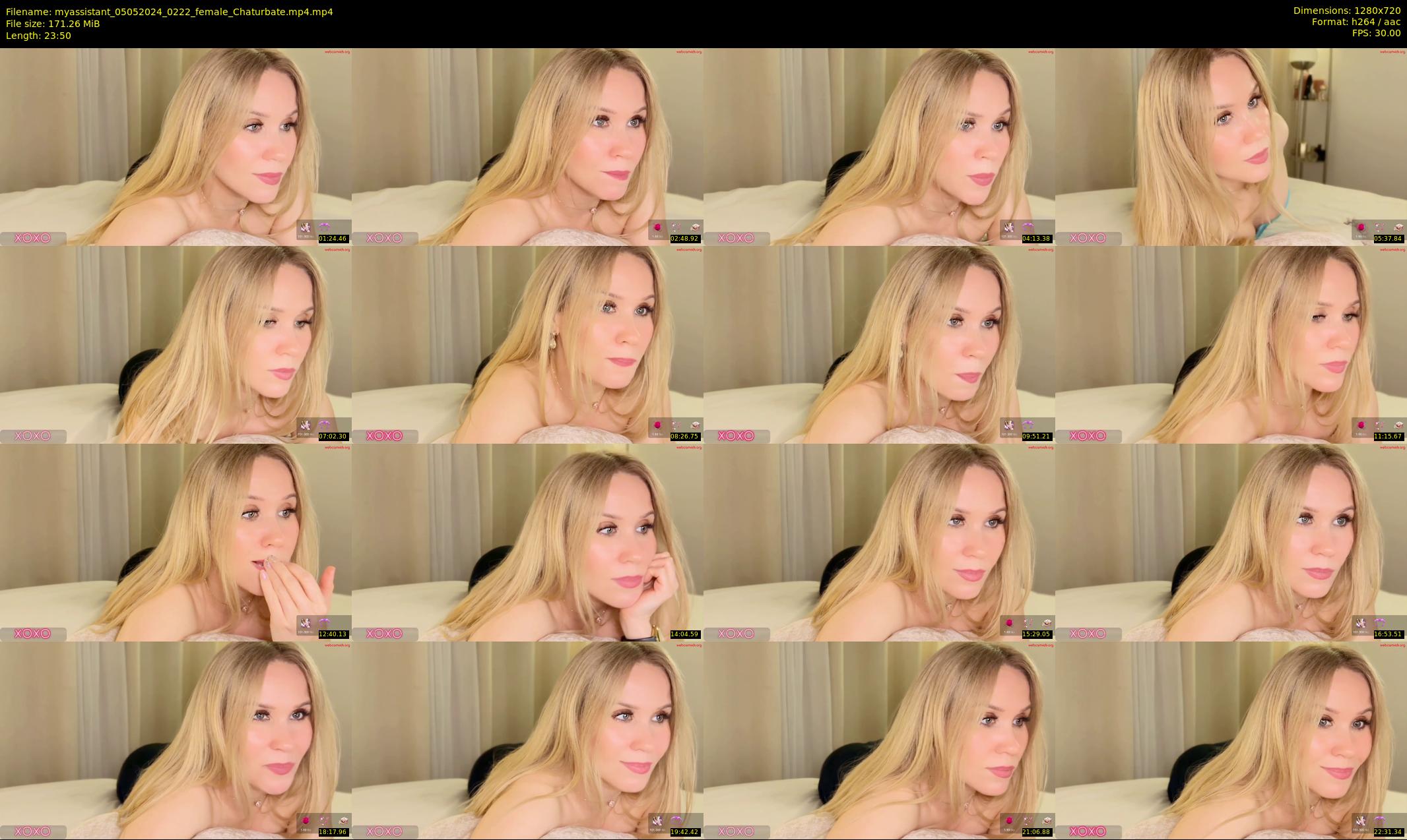 myassistant — 24 minute Chaturbate female cam show recording, 720p, May 5, 2024