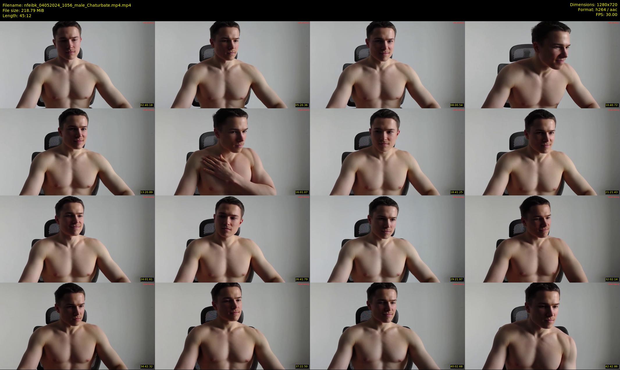 nfeibk — 46 minute Chaturbate male cam show recording, 720p, May 4, 2024