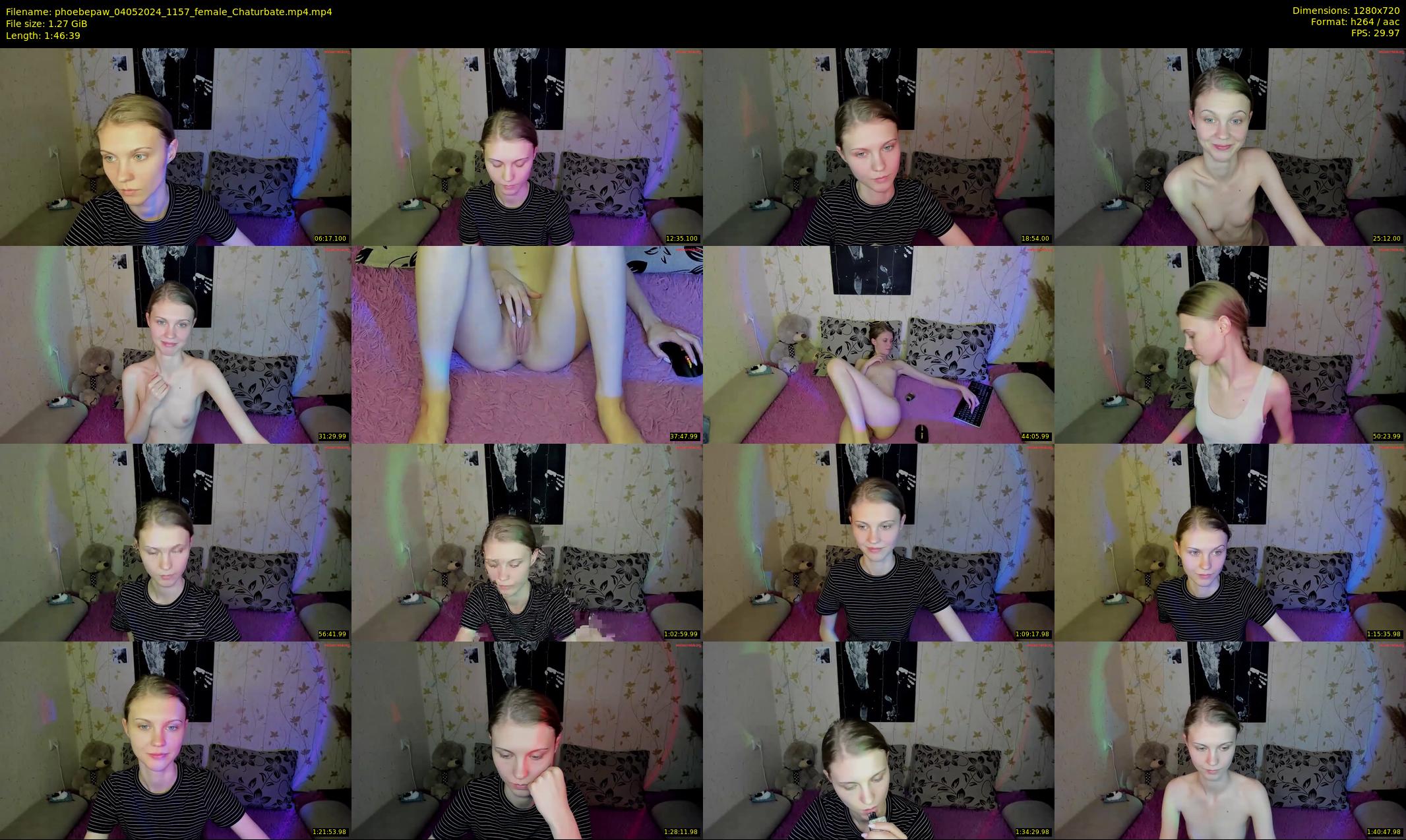 phoebepaw — 107 minute Chaturbate female cam show recording, 720p, May 4, 2024