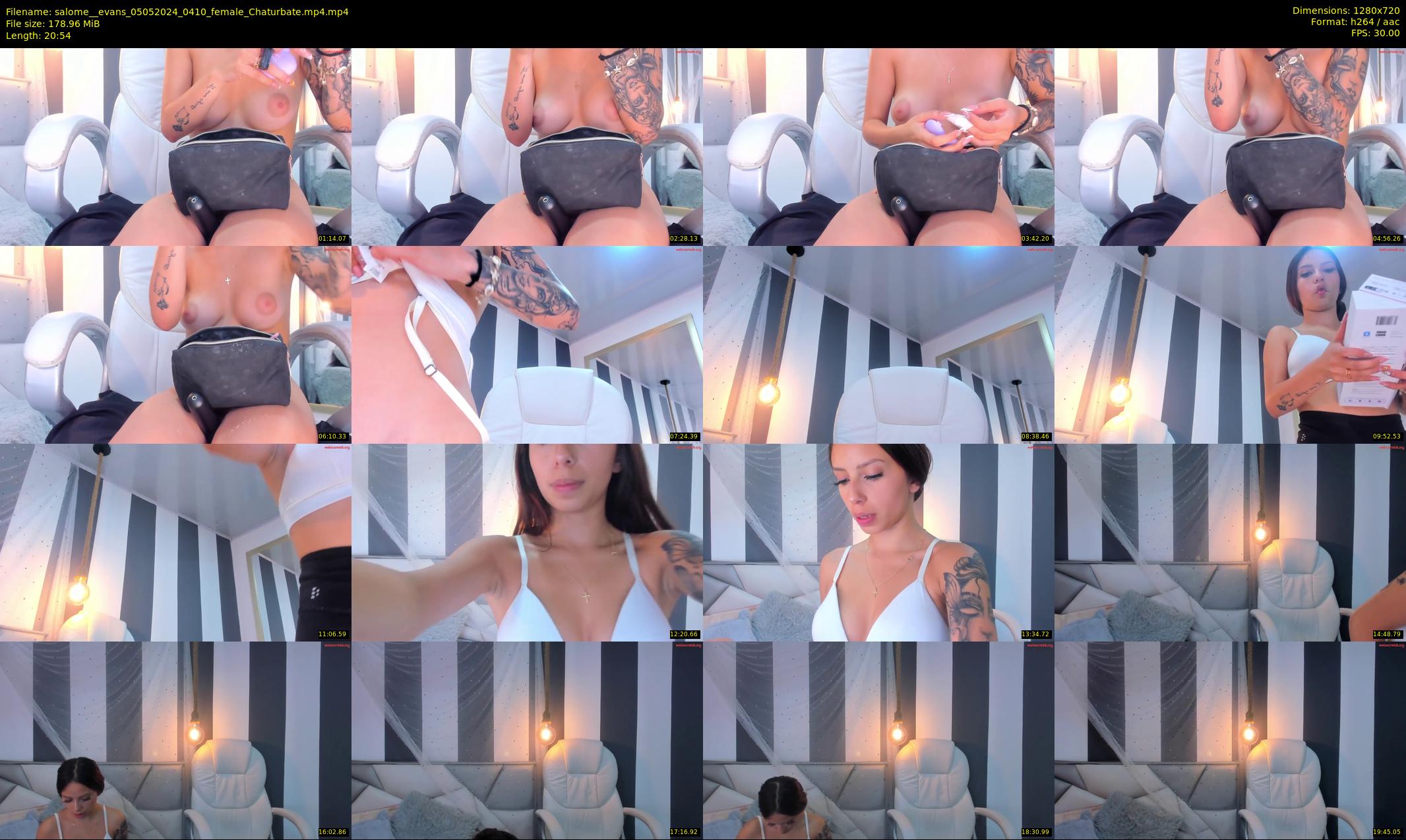 salome__evans — 21 minute Chaturbate female cam show recording, 720p, May 5, 2024