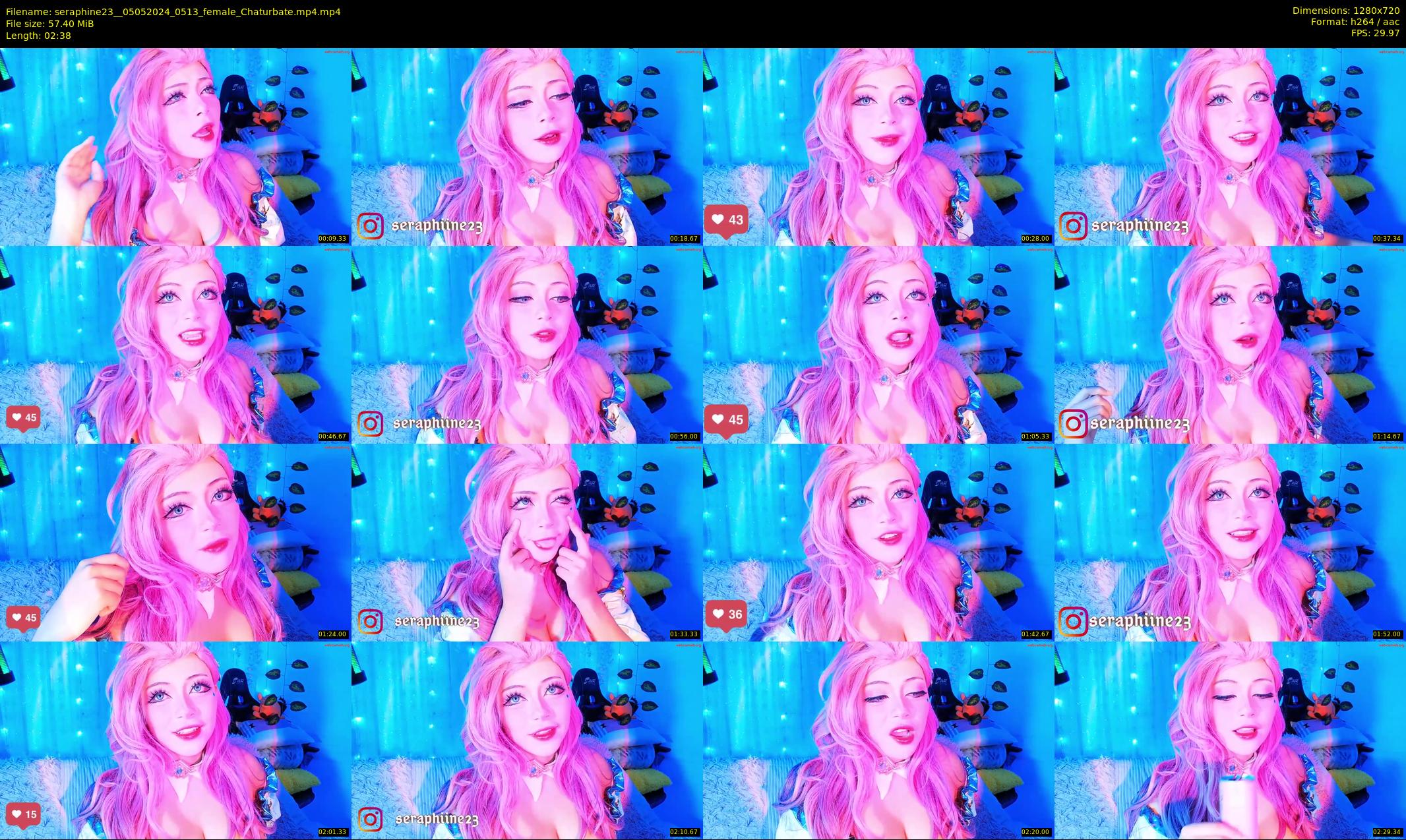 seraphine23_ — 3 minute Chaturbate female cam show recording, 720p, May 5, 2024