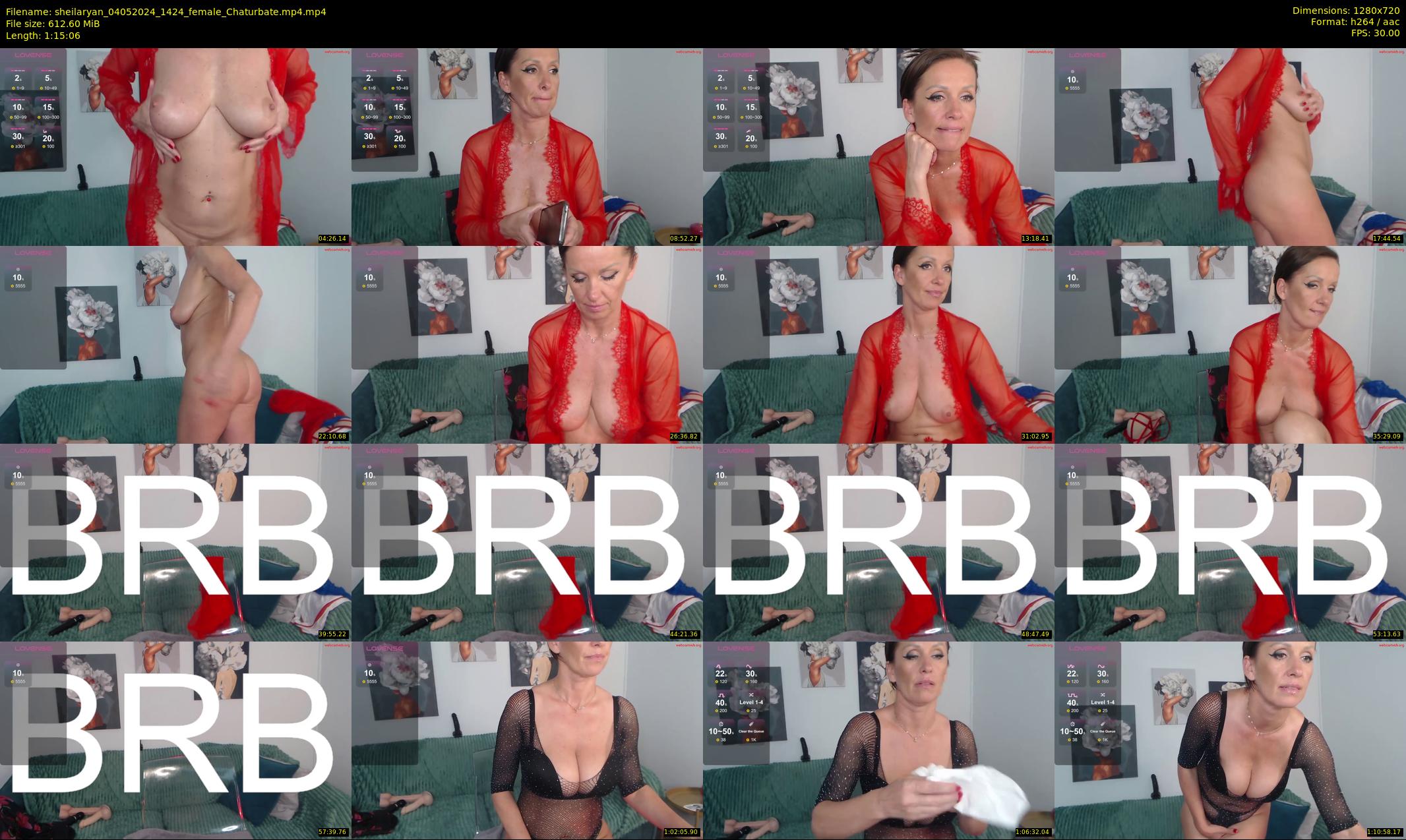 sheilaryan — 76 minute Chaturbate female cam show recording, 720p, May 4, 2024
