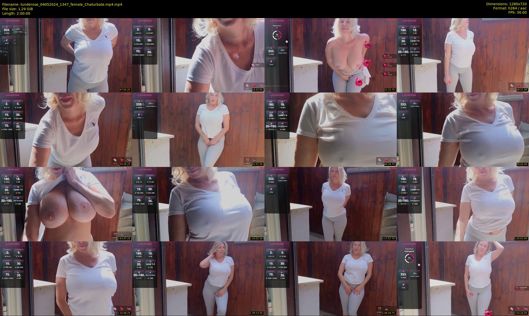 tunderose — 120 minute Chaturbate female cam show recording, 720p, May 4, 2024
