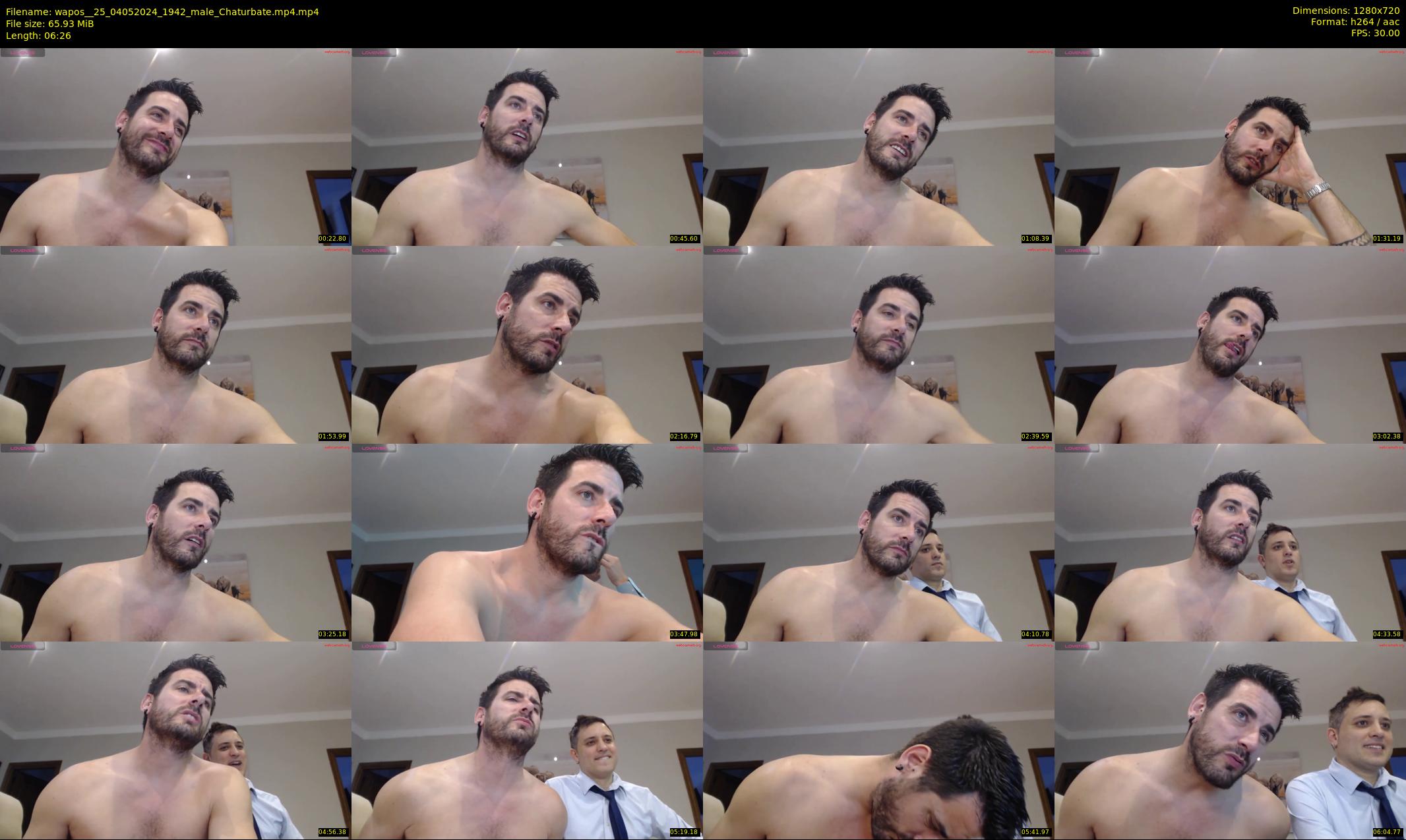 wapos__25 — 7 minute Chaturbate male cam show recording, 720p, May 4, 2024