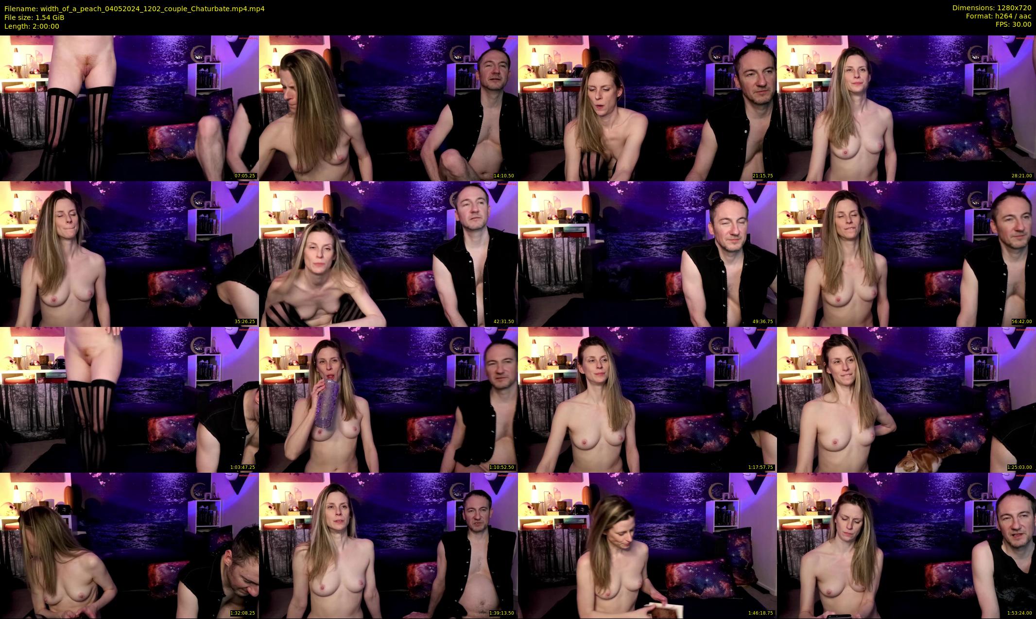 width_of_a_peach — 120 minute Chaturbate couple cam show recording, 720p, May 4, 2024