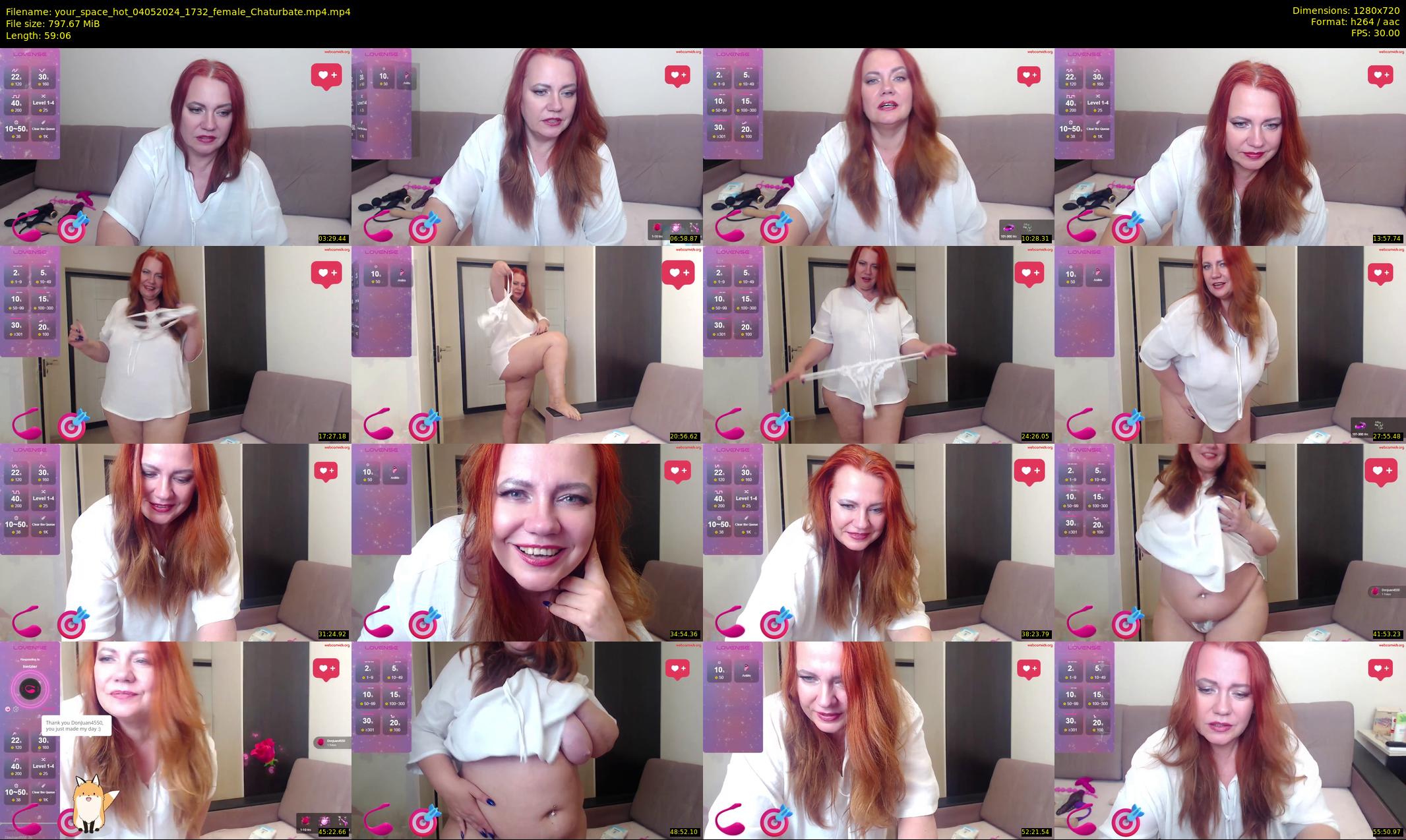your_space_hot — 60 minute Chaturbate female cam show recording, 720p, May 4, 2024