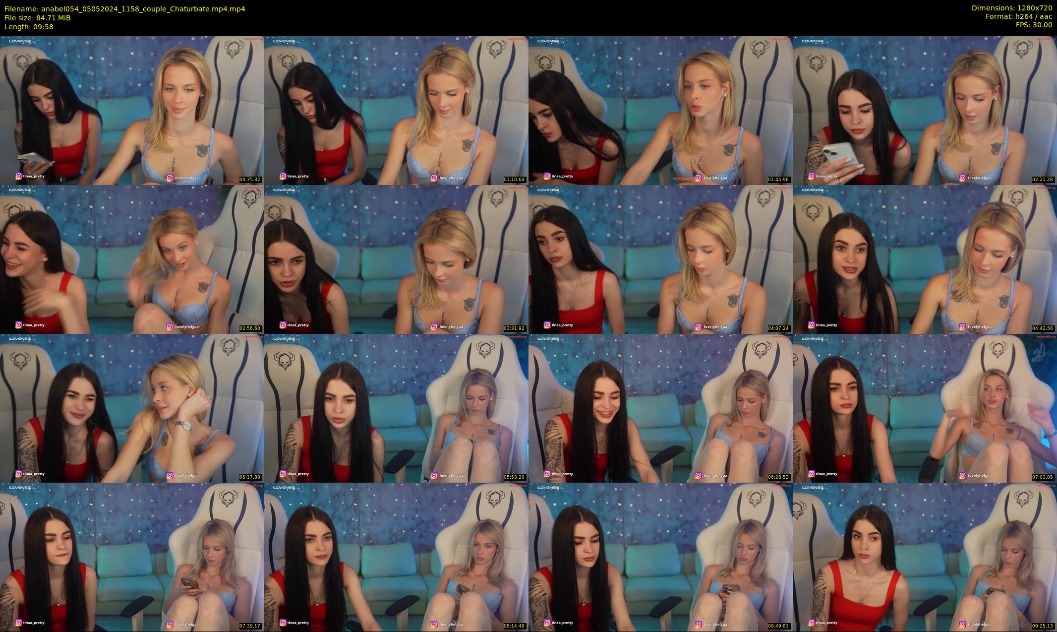 anabel054 — 10 minute Chaturbate female cam show recording, 720p, May 5, 2024