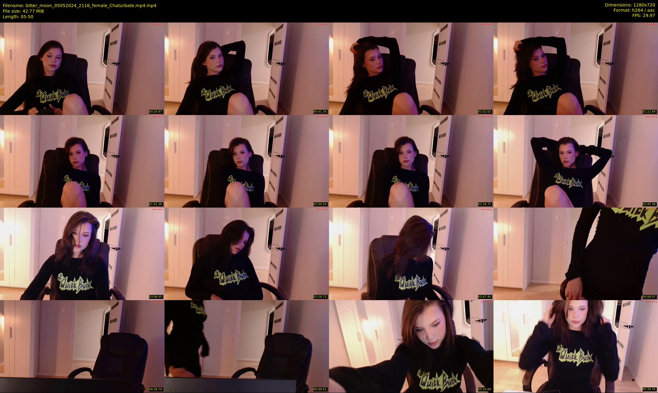 bitter_moon — 6 minute Chaturbate female cam show recording, 720p, May 5, 2024