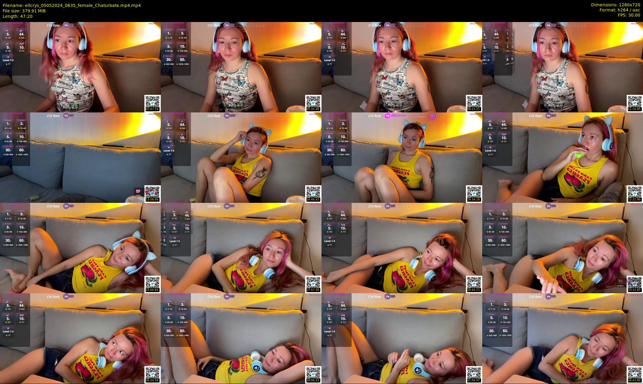 ellcrys — 48 minute Chaturbate couple cam show recording, 720p, May 5, 2024