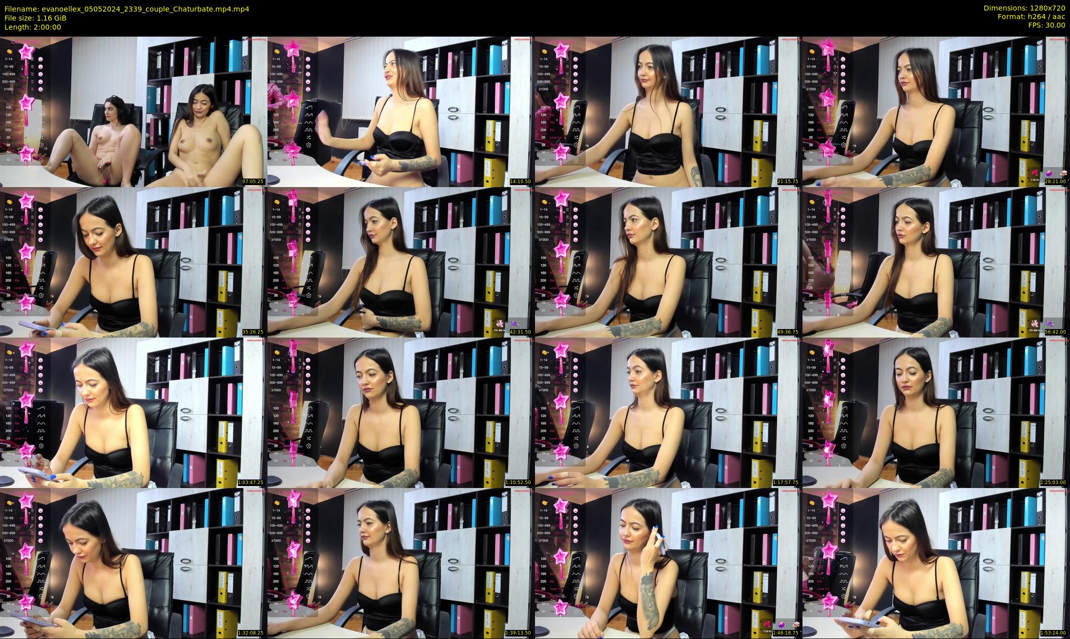 evanoellex — 120 minute Chaturbate female cam show recording, 720p, May 5, 2024