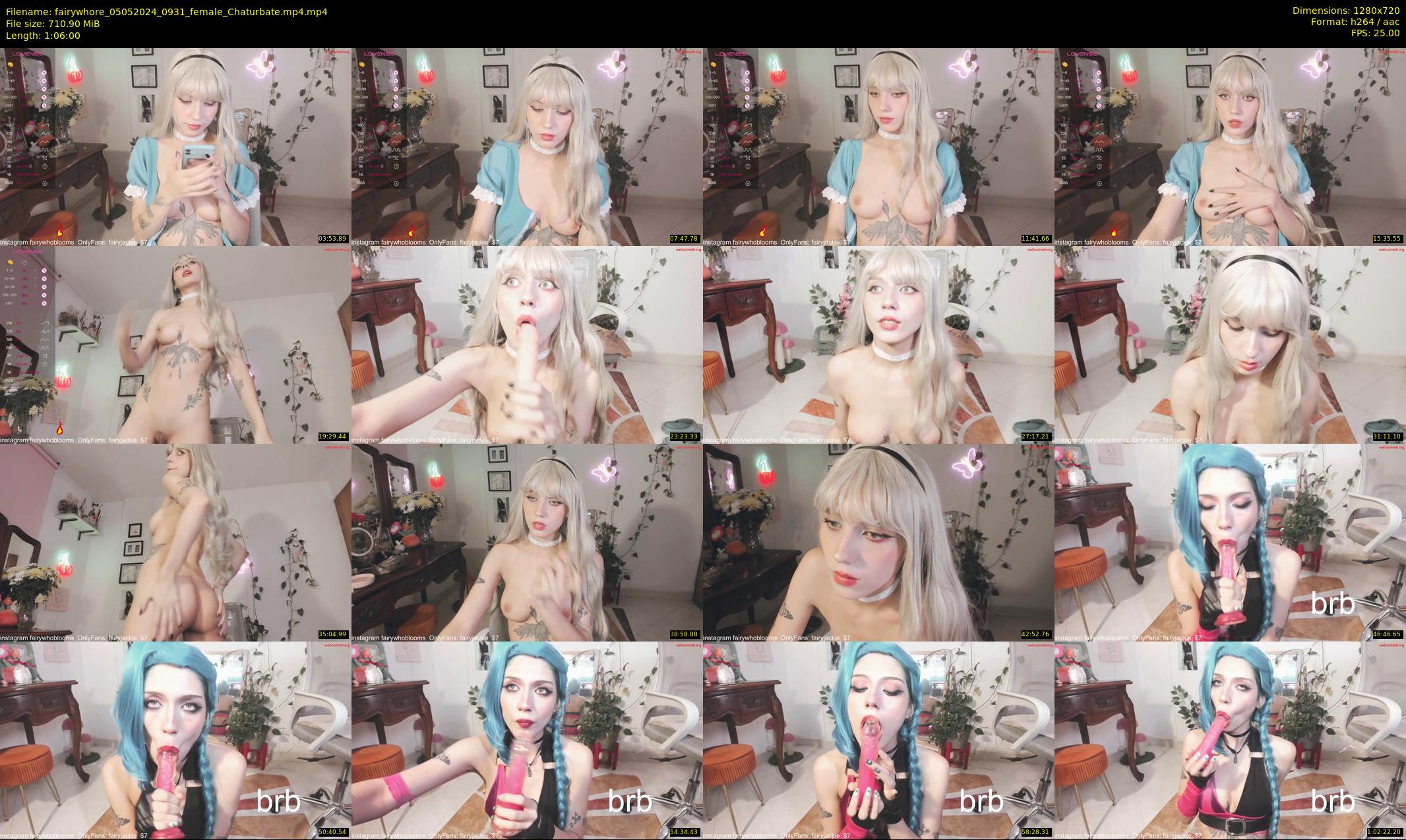 fairywhore — 66 minute Chaturbate female cam show recording, 720p, May 5, 2024