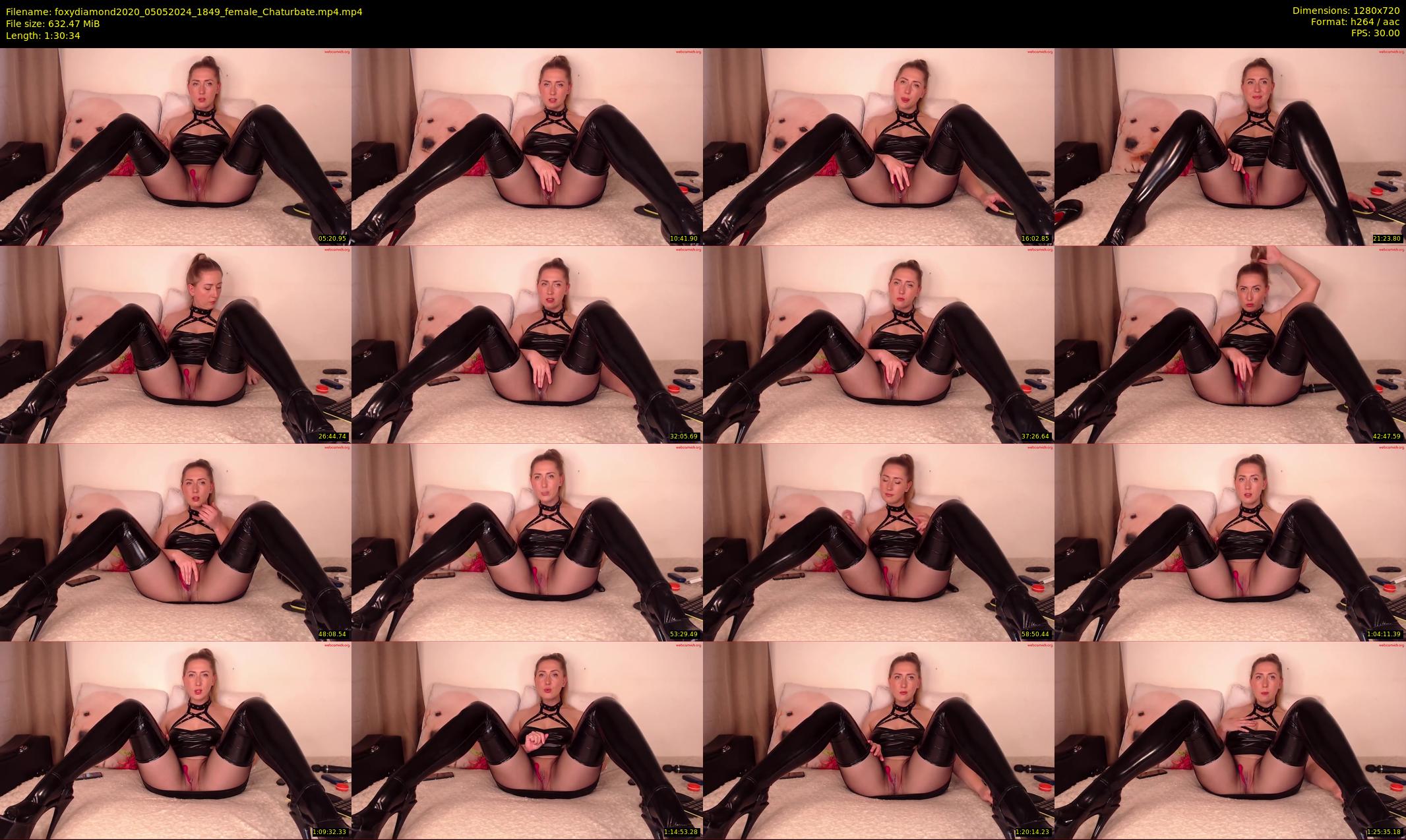 foxydiamond2020 — 91 minute Chaturbate female cam show recording, 720p, May 5, 2024