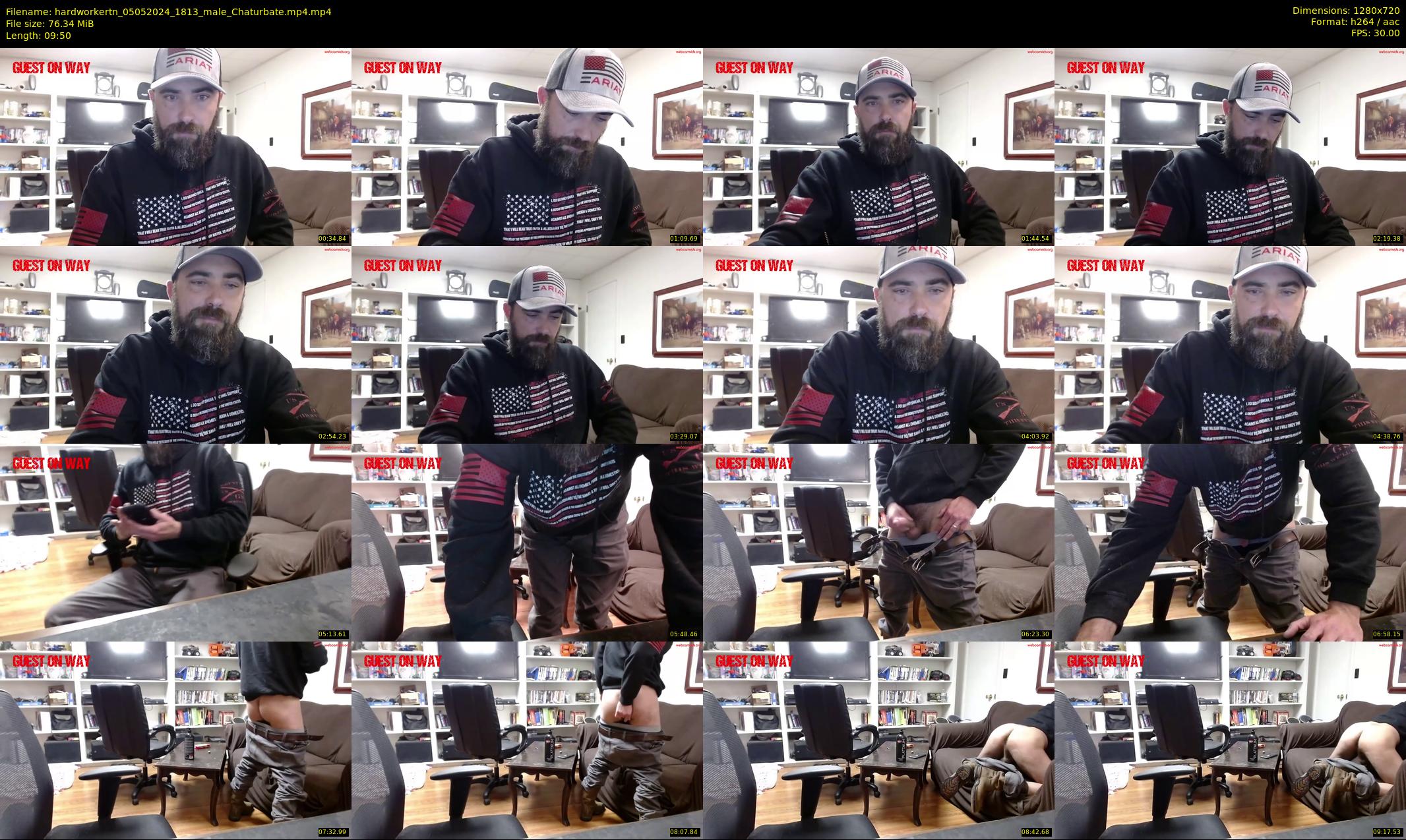 hardworkertn — 10 minute Chaturbate male cam show recording, 720p, May 5, 2024