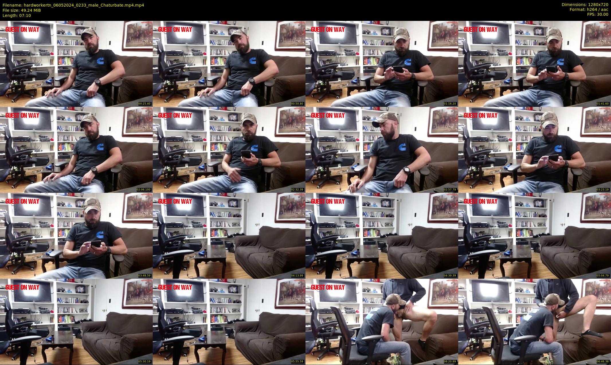 hardworkertn — 8 minute Chaturbate male cam show recording, 720p, May 6, 2024