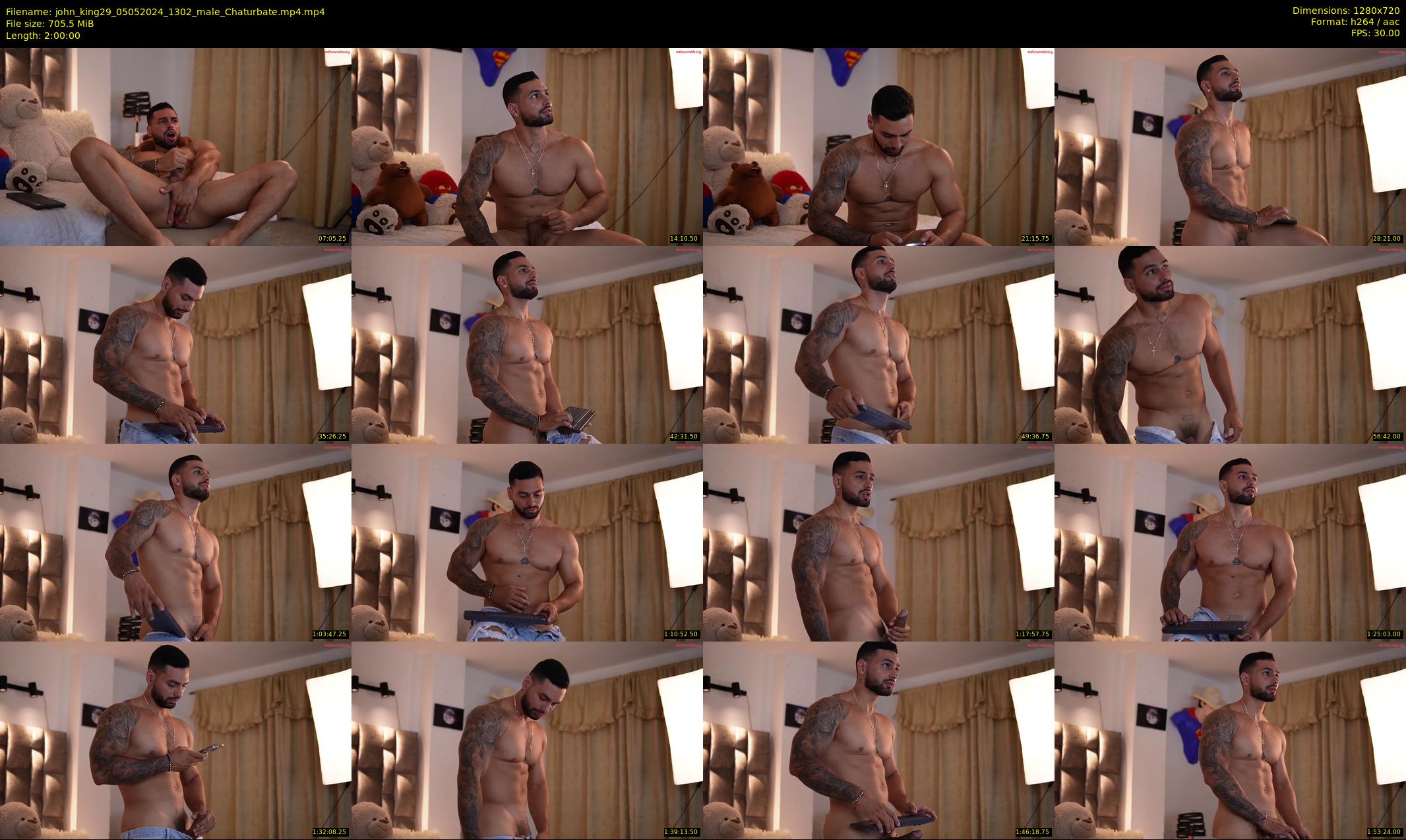 john_king29 — 120 minute Chaturbate male cam show recording, 720p, May 5, 2024