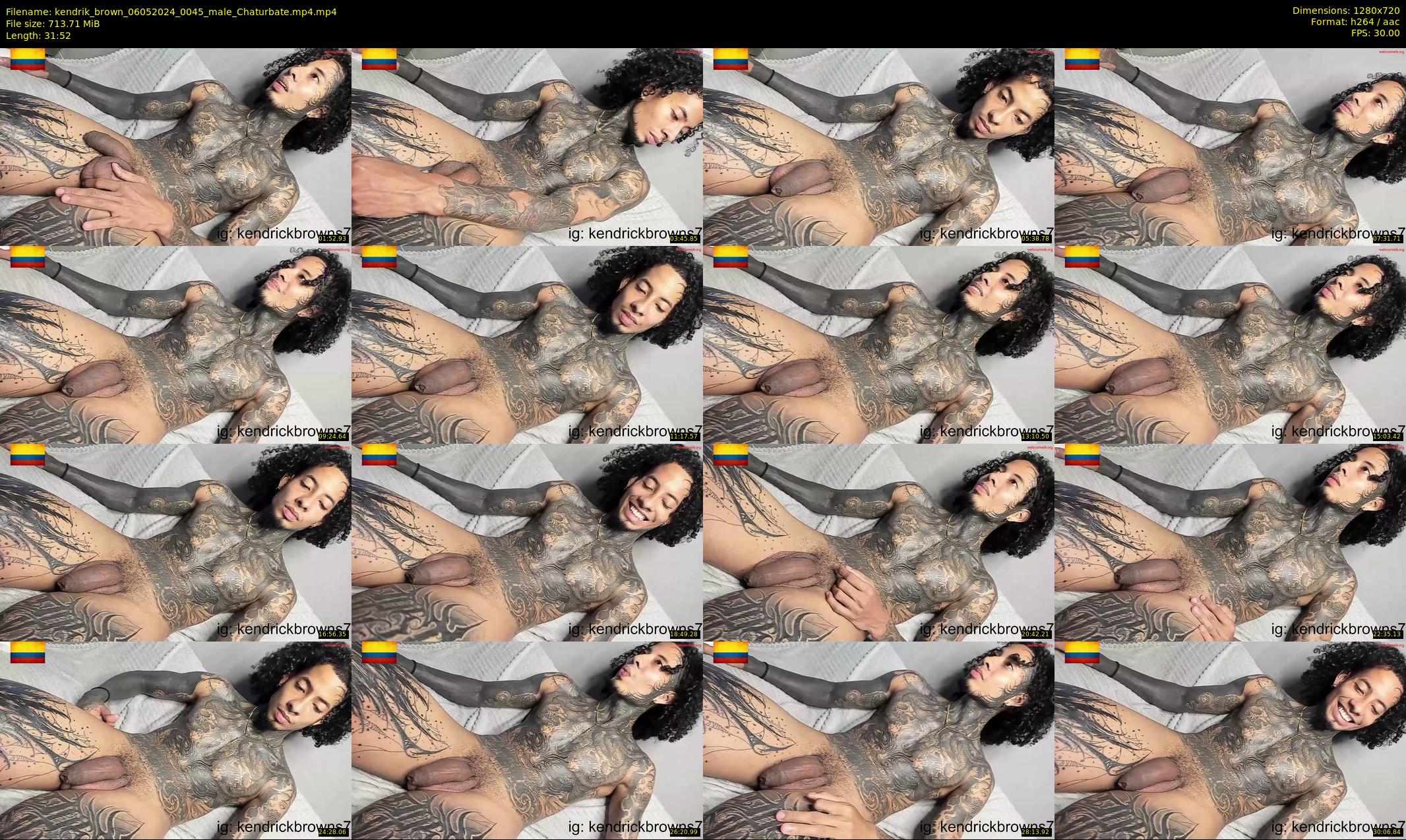 kendrik_brown — 32 minute Chaturbate male cam show recording, 720p, May 6, 2024