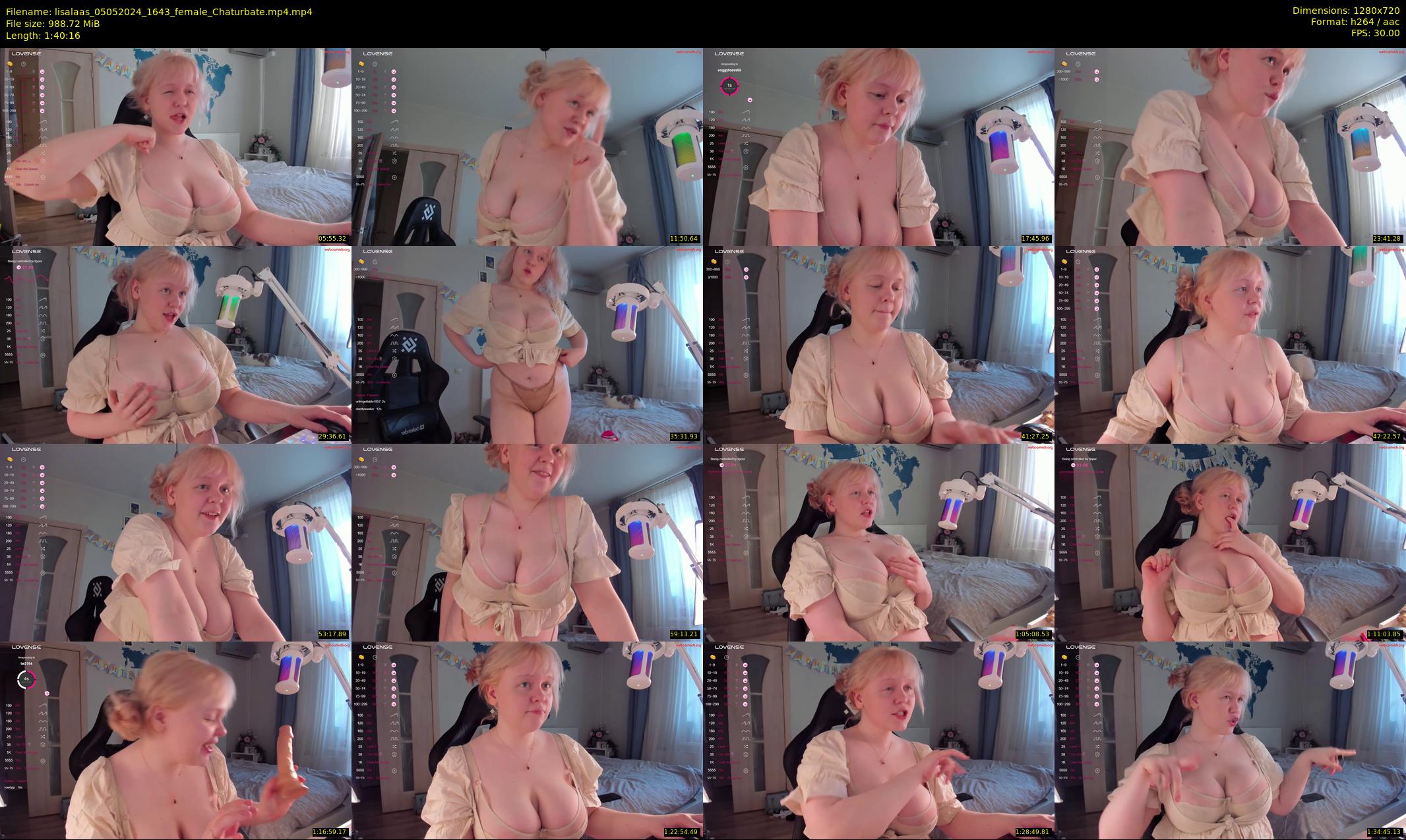 lisalaas — 101 minute Chaturbate female cam show recording, 720p, May 5, 2024