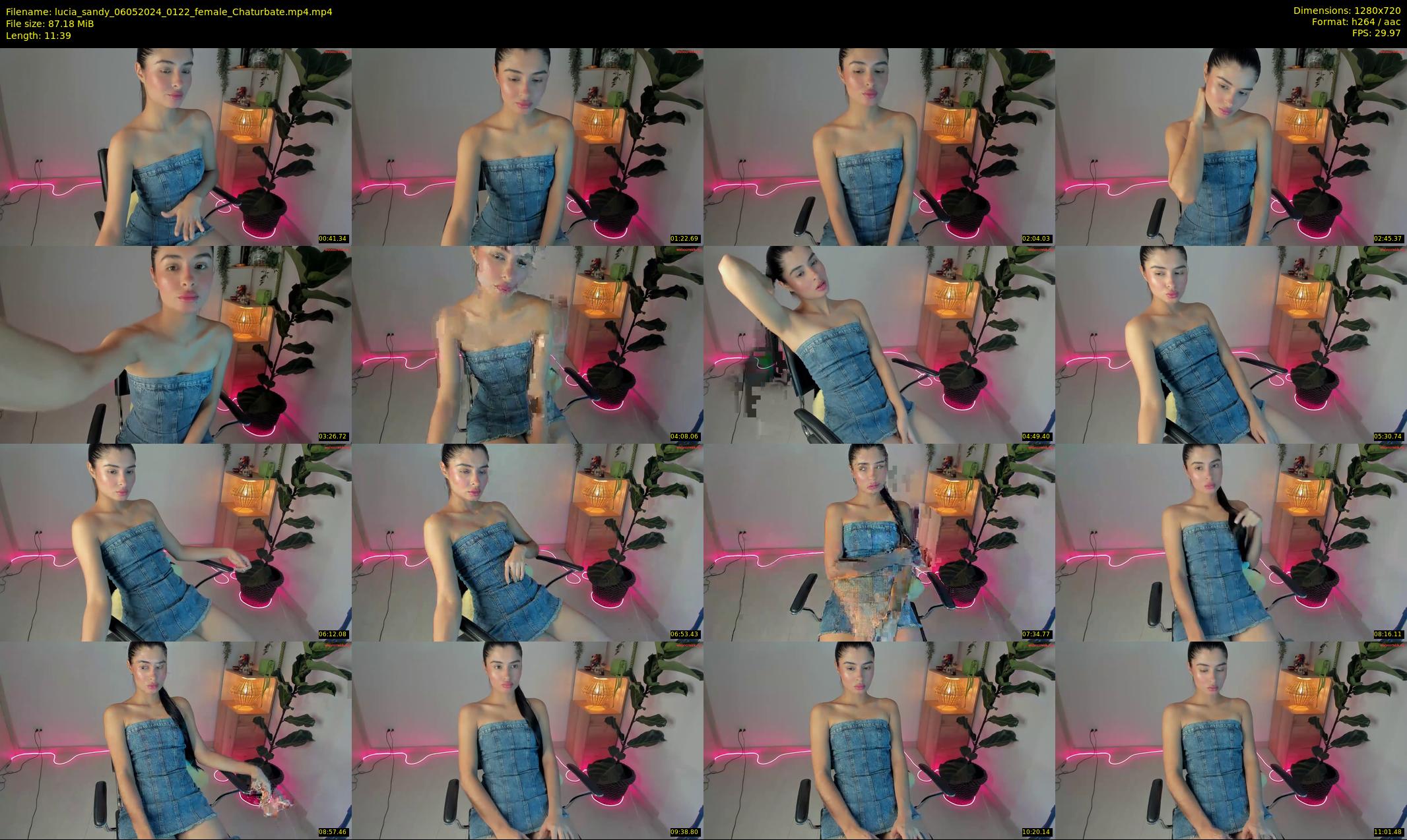 lucia_sandy — 12 minute Chaturbate female cam show recording, 720p, May 6, 2024