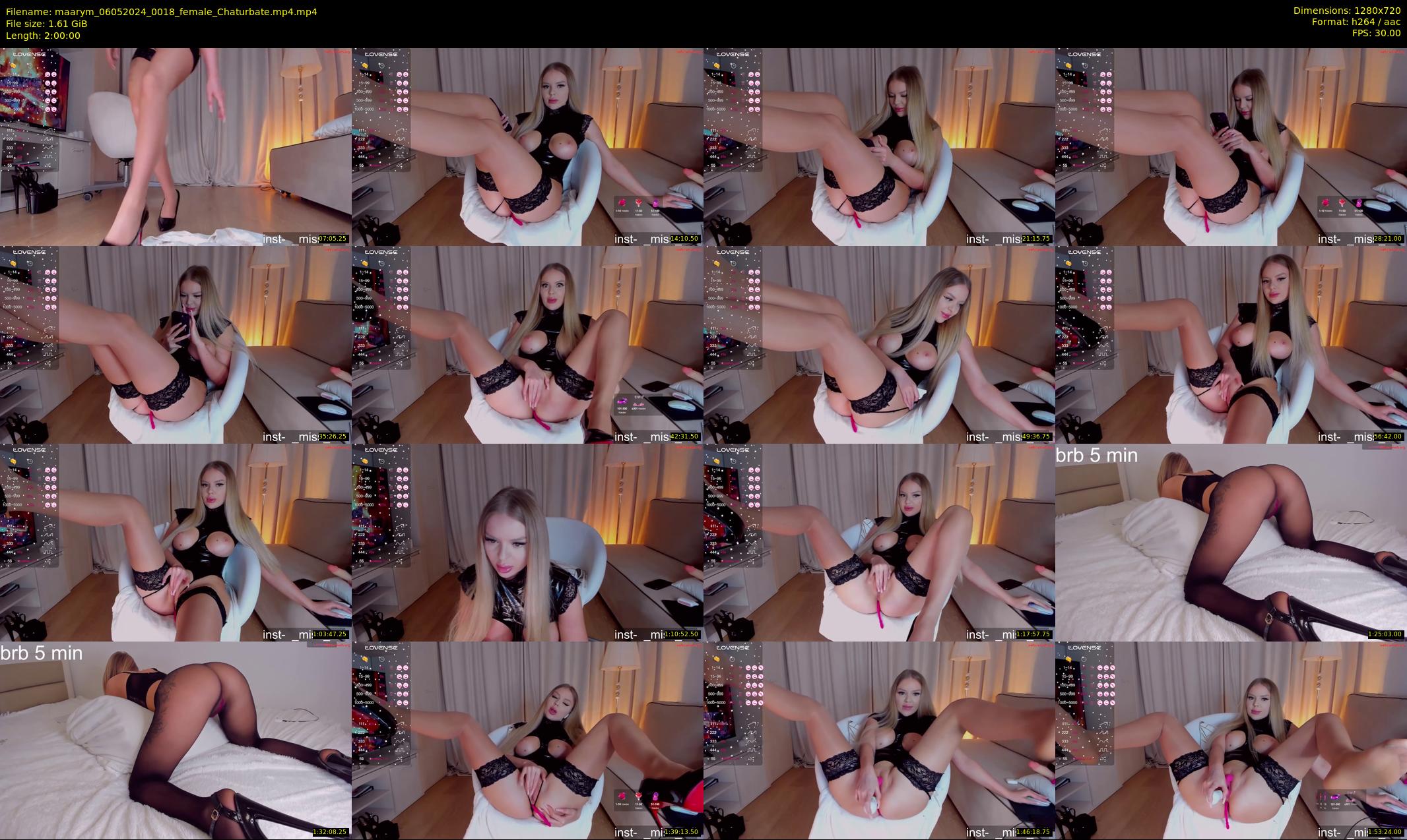 maarym — 120 minute Chaturbate couple cam show recording, 720p, May 6, 2024