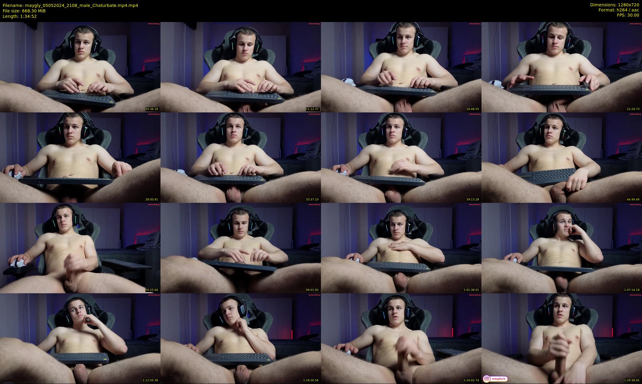 maygly — 95 minute Chaturbate male cam show recording, 720p, May 5, 2024
