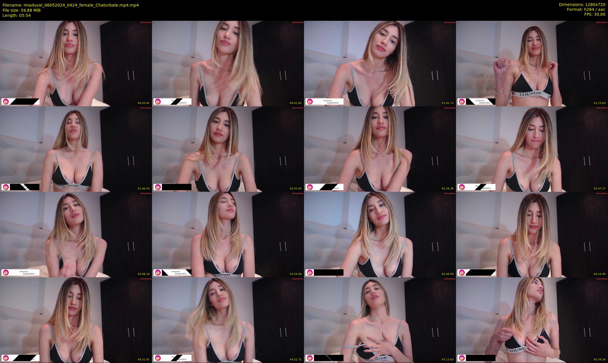 miaduval — 6 minute Chaturbate female cam show recording, 720p, May 6, 2024