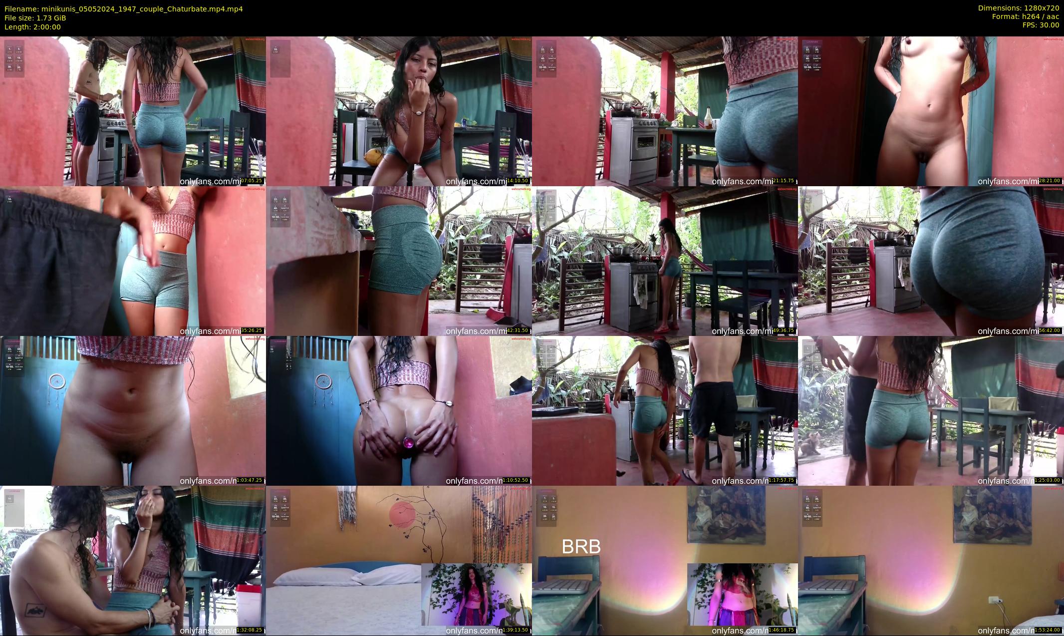 minikunis — 120 minute Chaturbate couple cam show recording, 720p, May 5, 2024