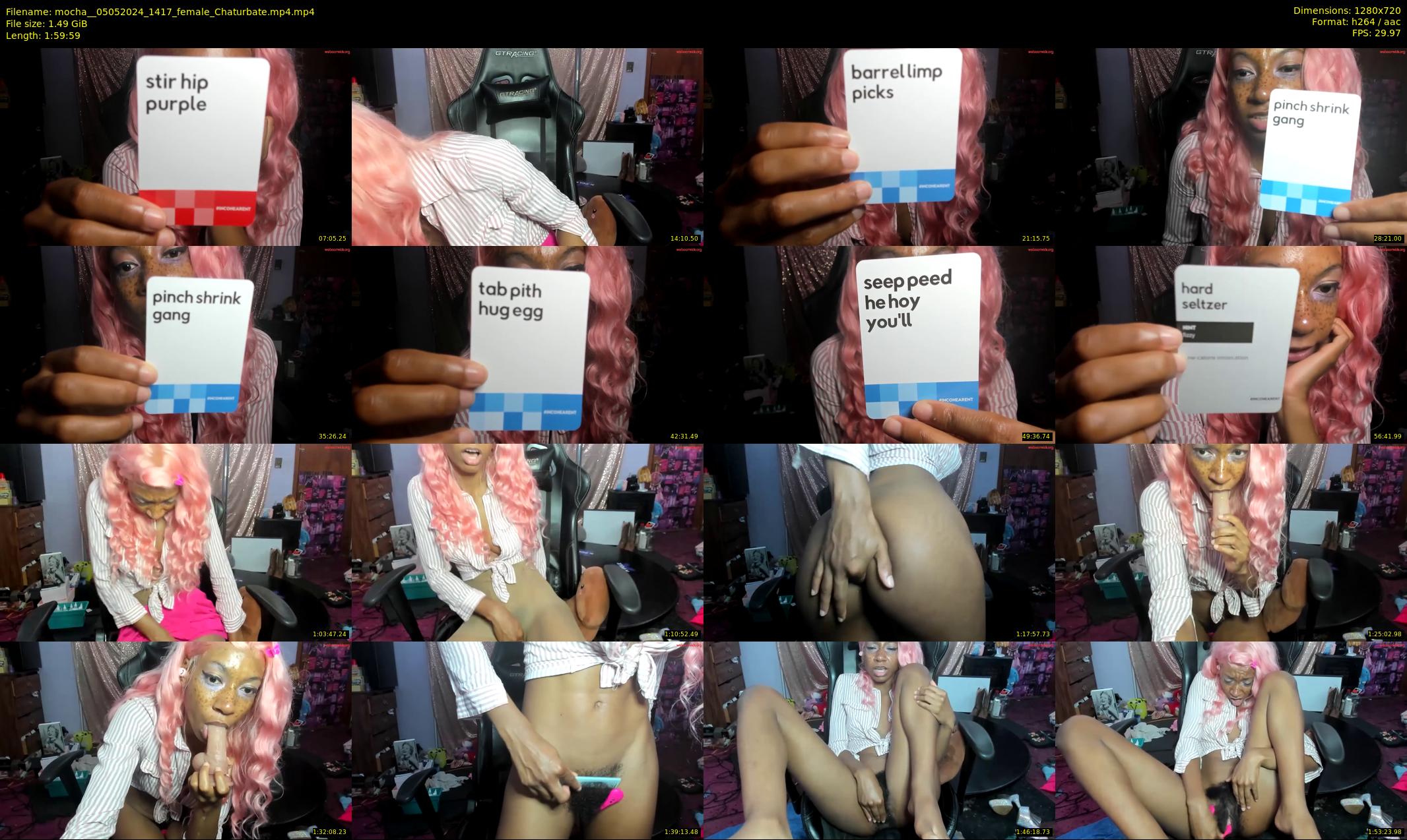 mocha_ — 120 minute Chaturbate female cam show recording, 720p, May 5, 2024