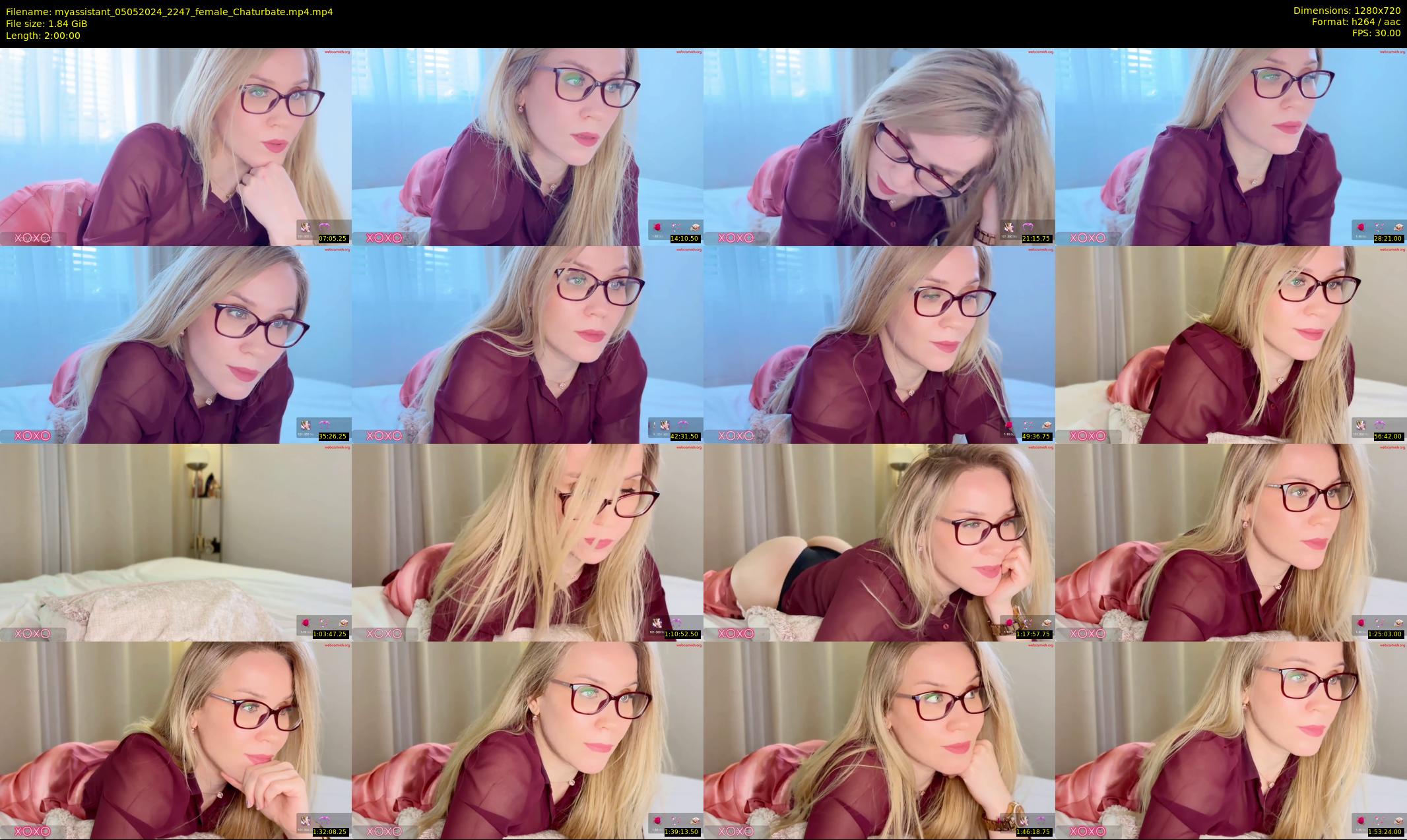 myassistant — 120 minute Chaturbate female cam show recording, 720p, May 5, 2024
