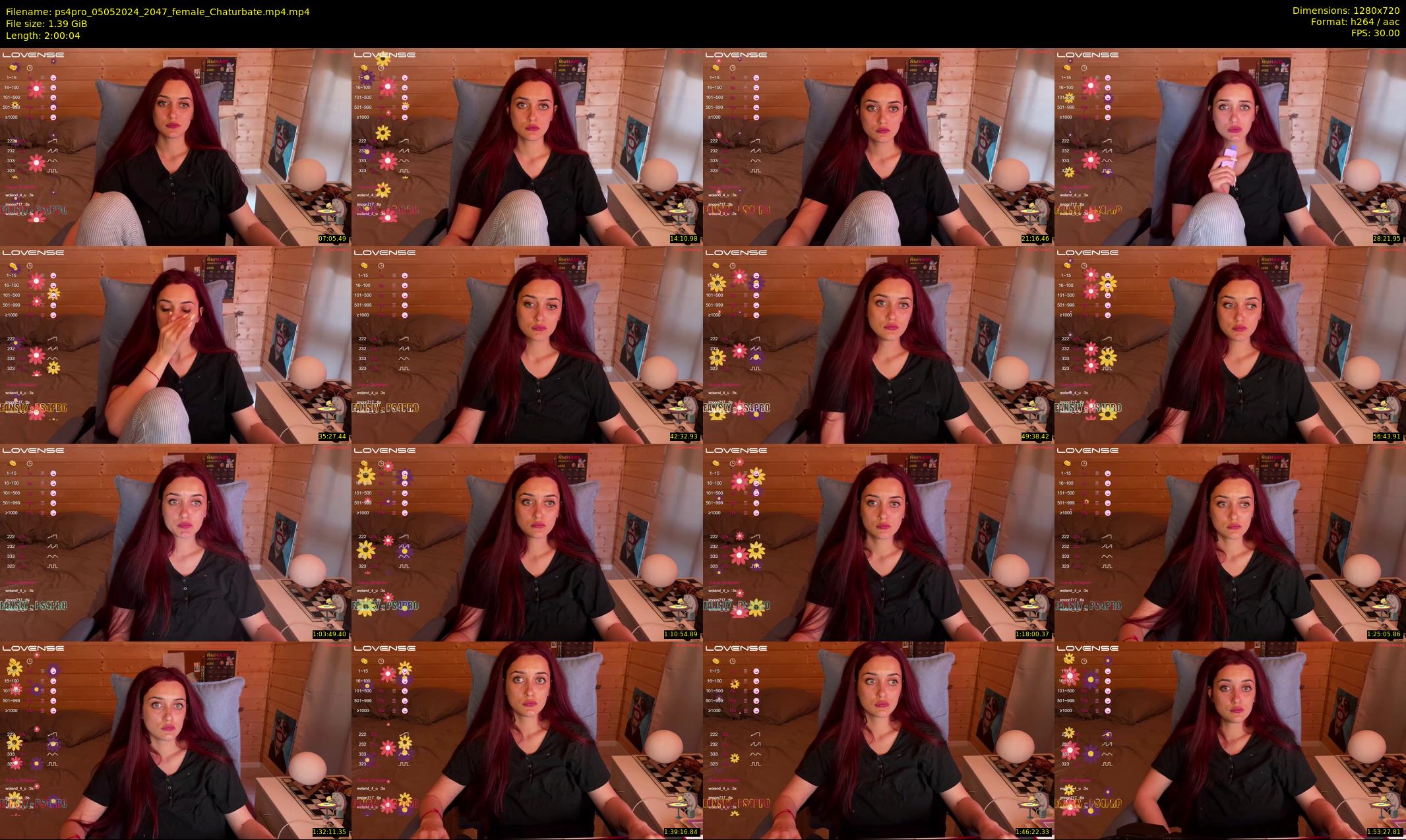 ps4pro — 121 minute Chaturbate female cam show recording, 720p, May 5, 2024