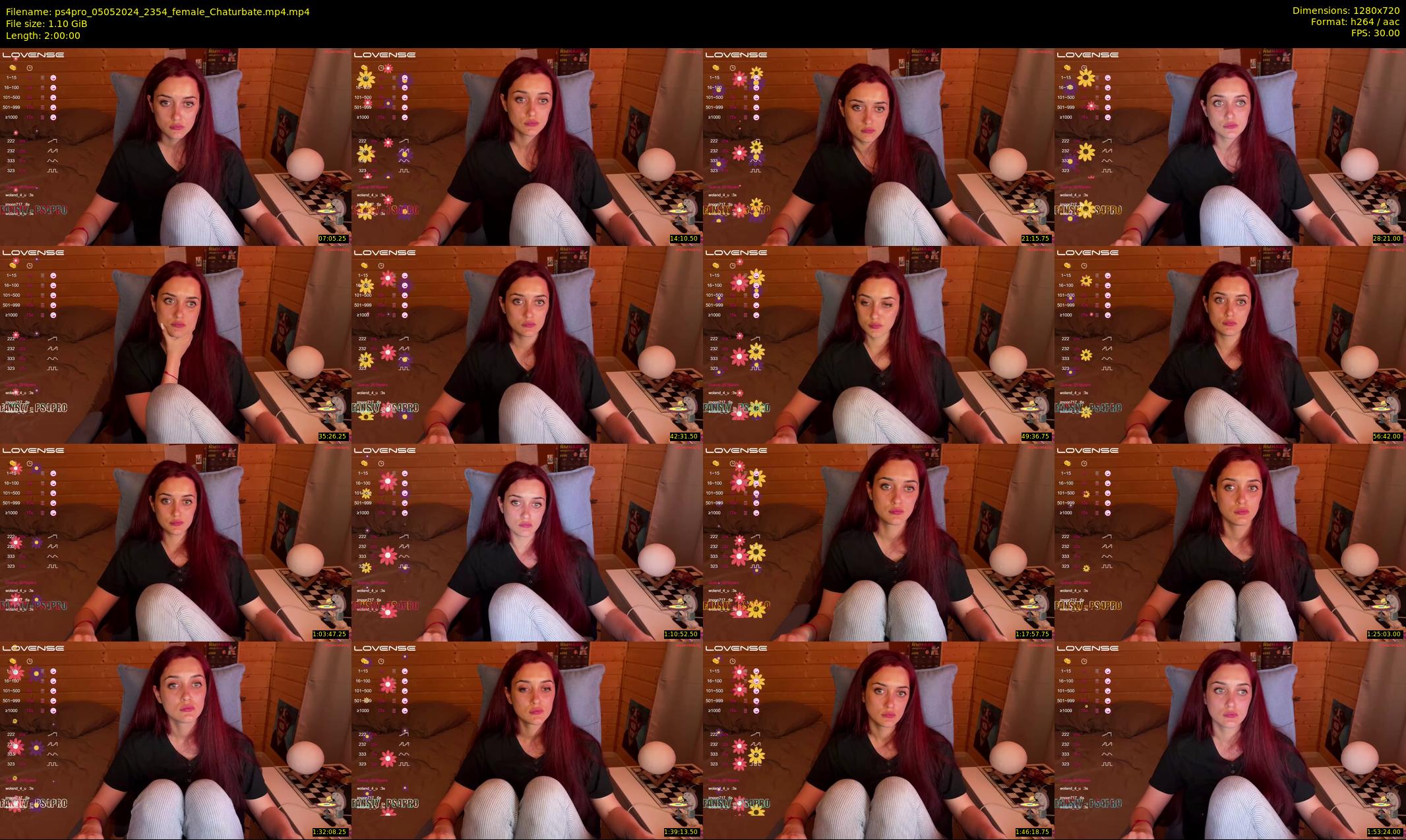 ps4pro — 120 minute Chaturbate female cam show recording, 720p, May 5, 2024