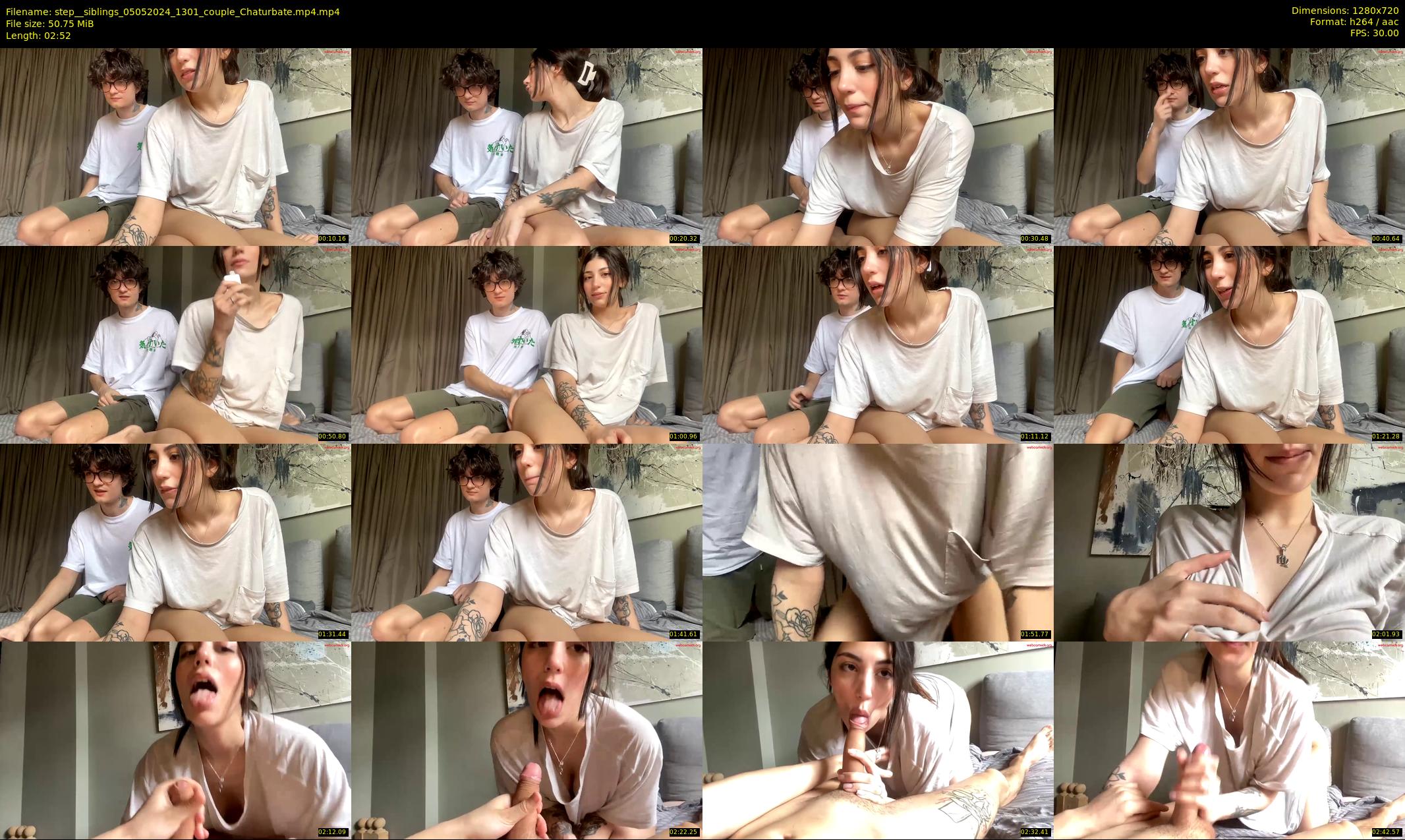 step__siblings — 3 minute Chaturbate couple cam show recording, 720p, May 5, 2024