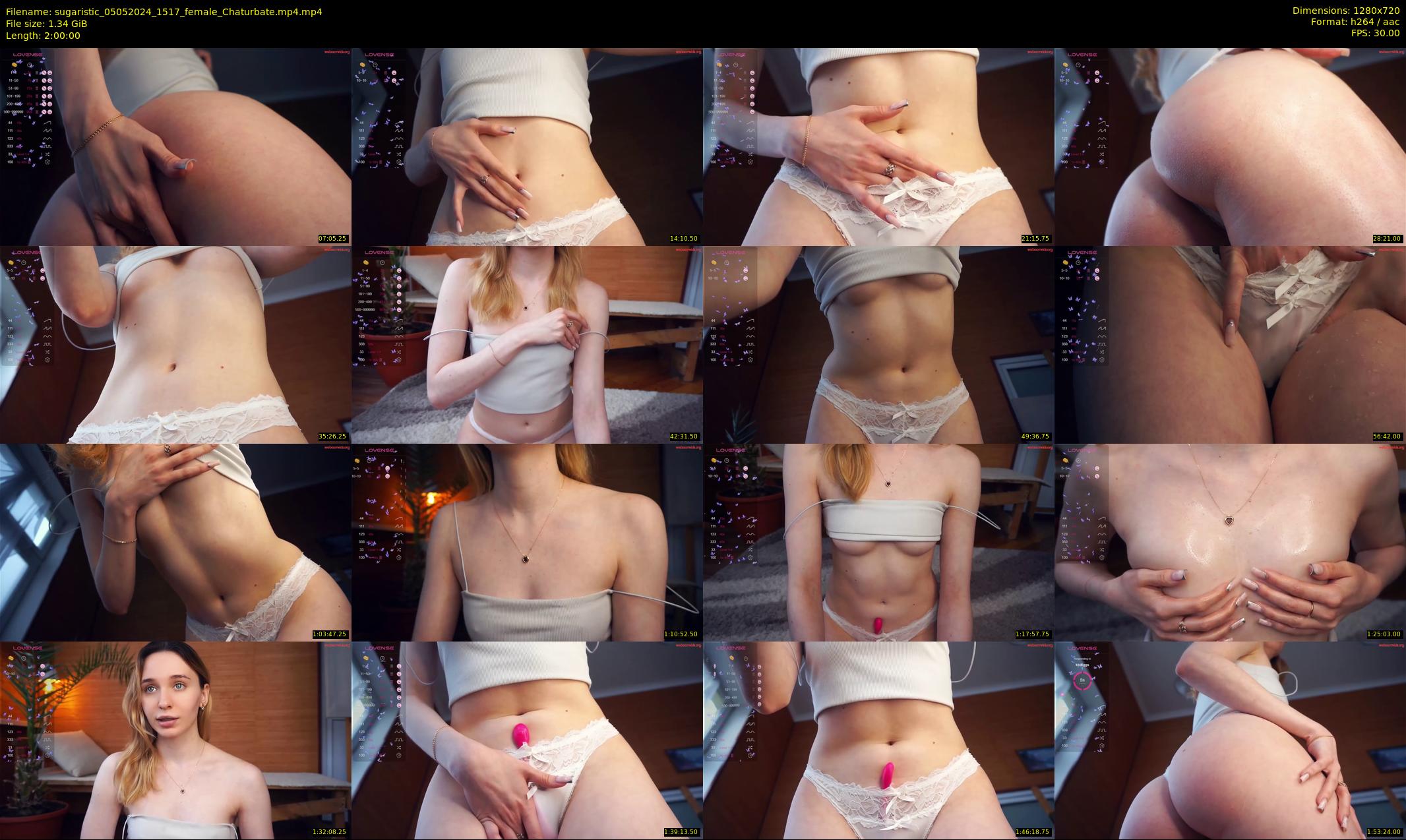 sugaristic — 120 minute Chaturbate female cam show recording, 720p, May 5, 2024