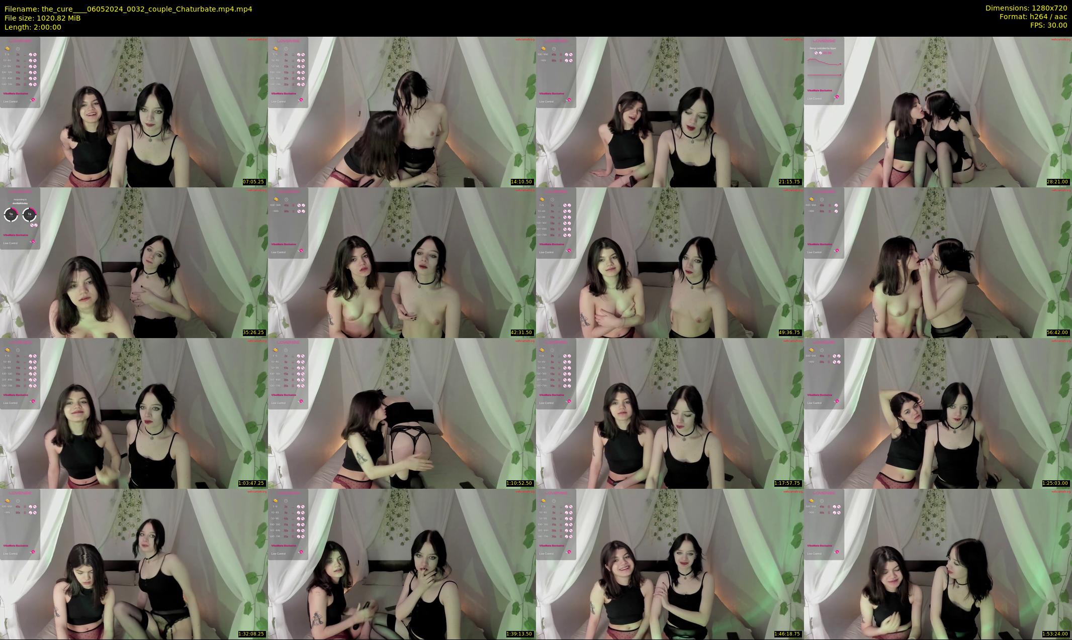 the_cure___ — 120 minute Chaturbate couple cam show recording, 720p, May 6, 2024