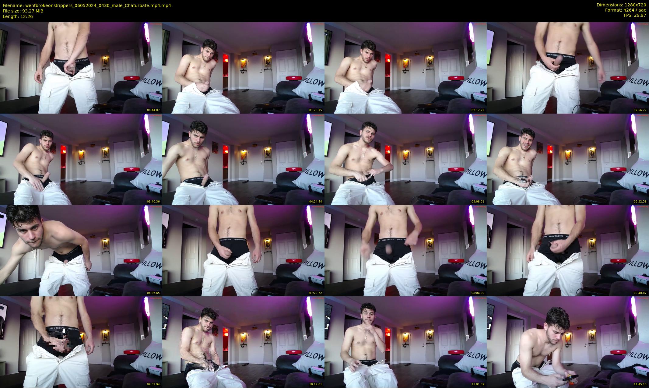 wentbrokeonstrippers — 13 minute Chaturbate male cam show recording, 720p, May 6, 2024