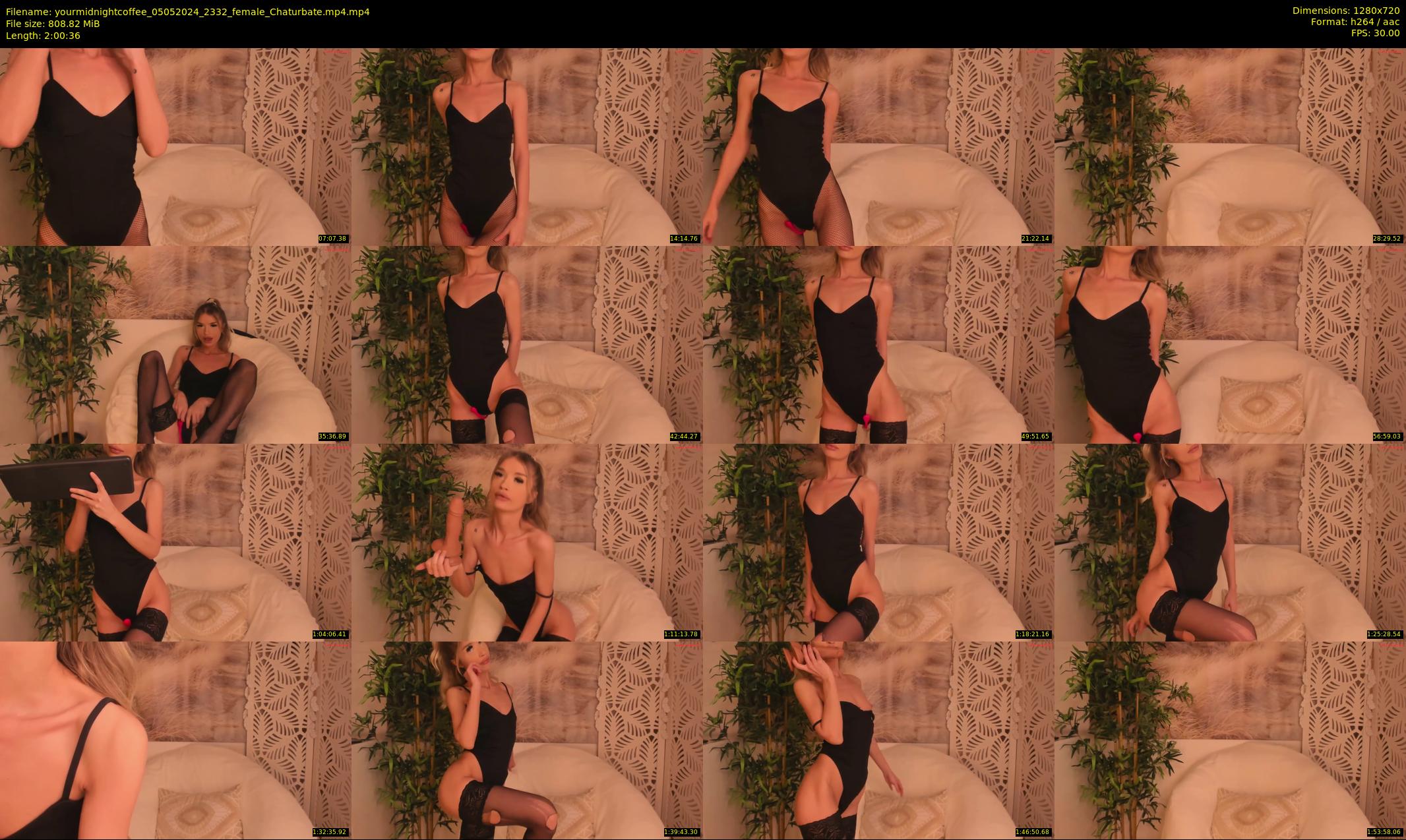 yourmidnightcoffee — 121 minute Chaturbate female cam show recording, 720p, May 5, 2024