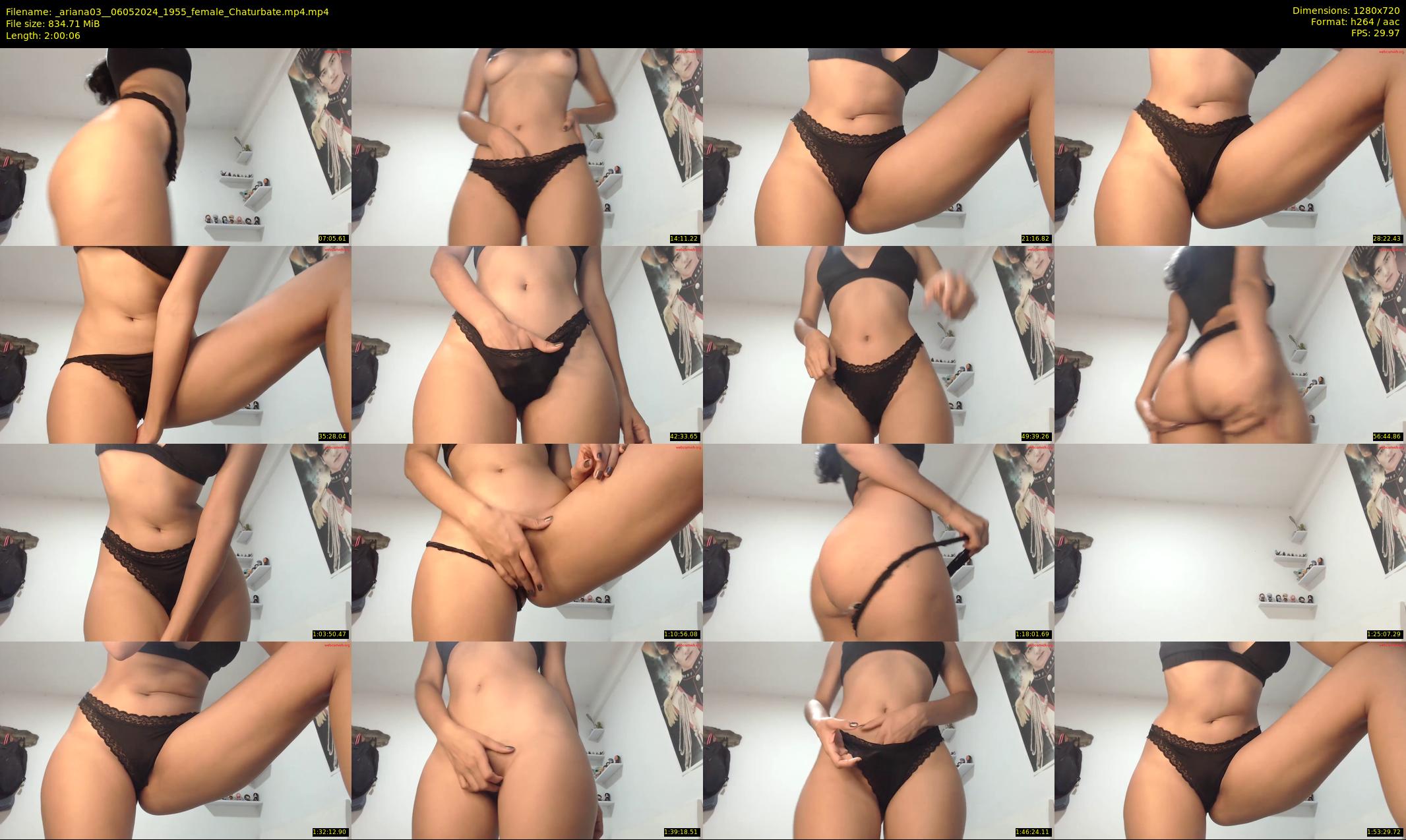 _ariana03_ — 121 minute Chaturbate female cam show recording, 720p, May 6, 2024