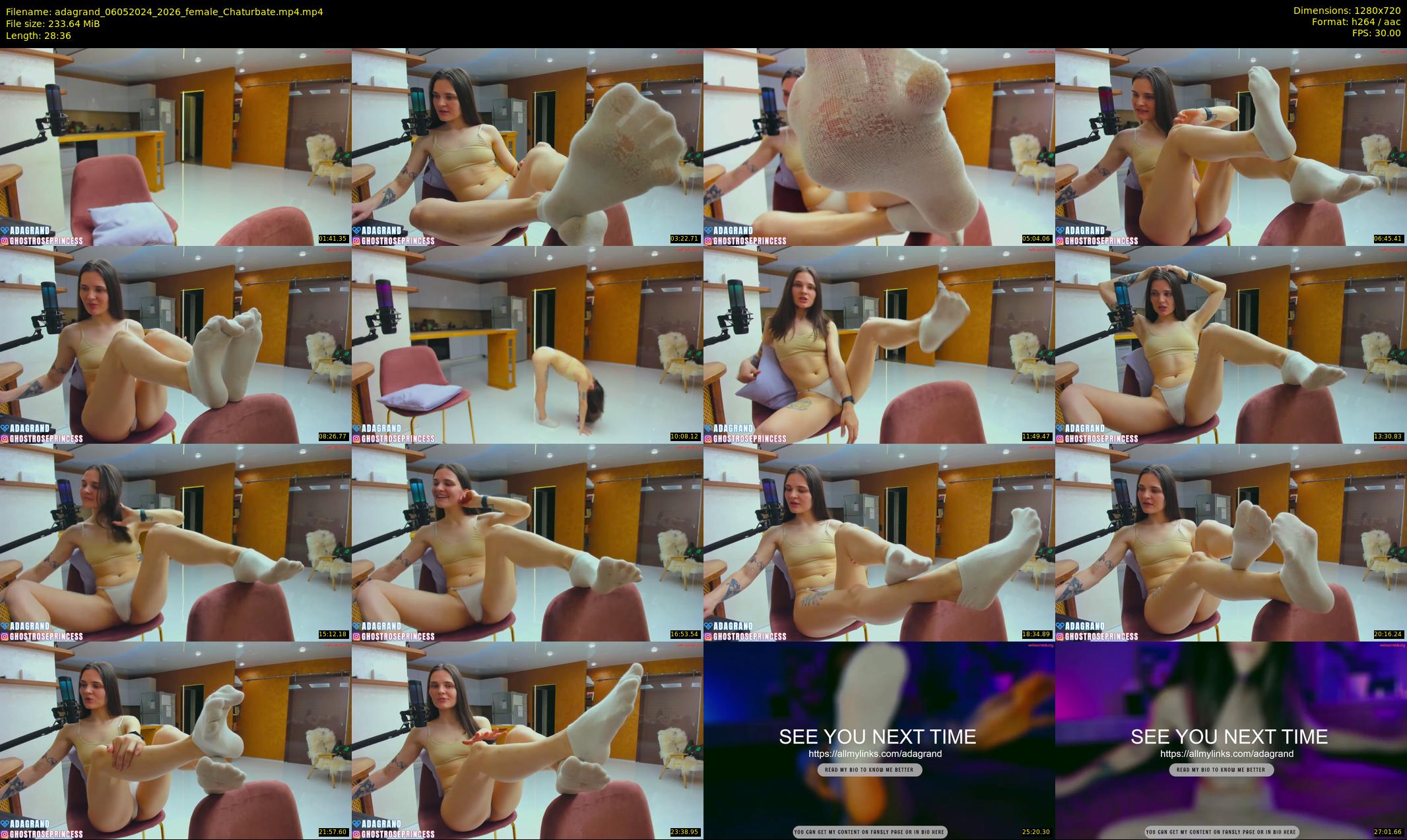 adagrand — 29 minute Chaturbate female cam show recording, 720p, May 6, 2024