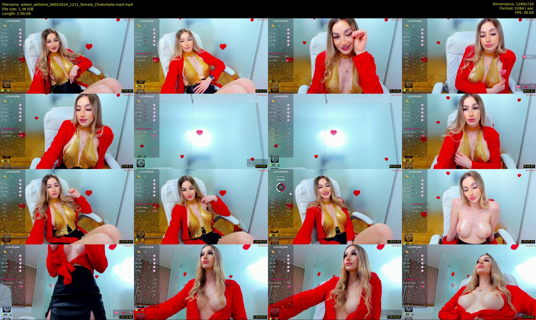 aileen_williams — 121 minute Chaturbate female cam show recording, 720p, May 6, 2024