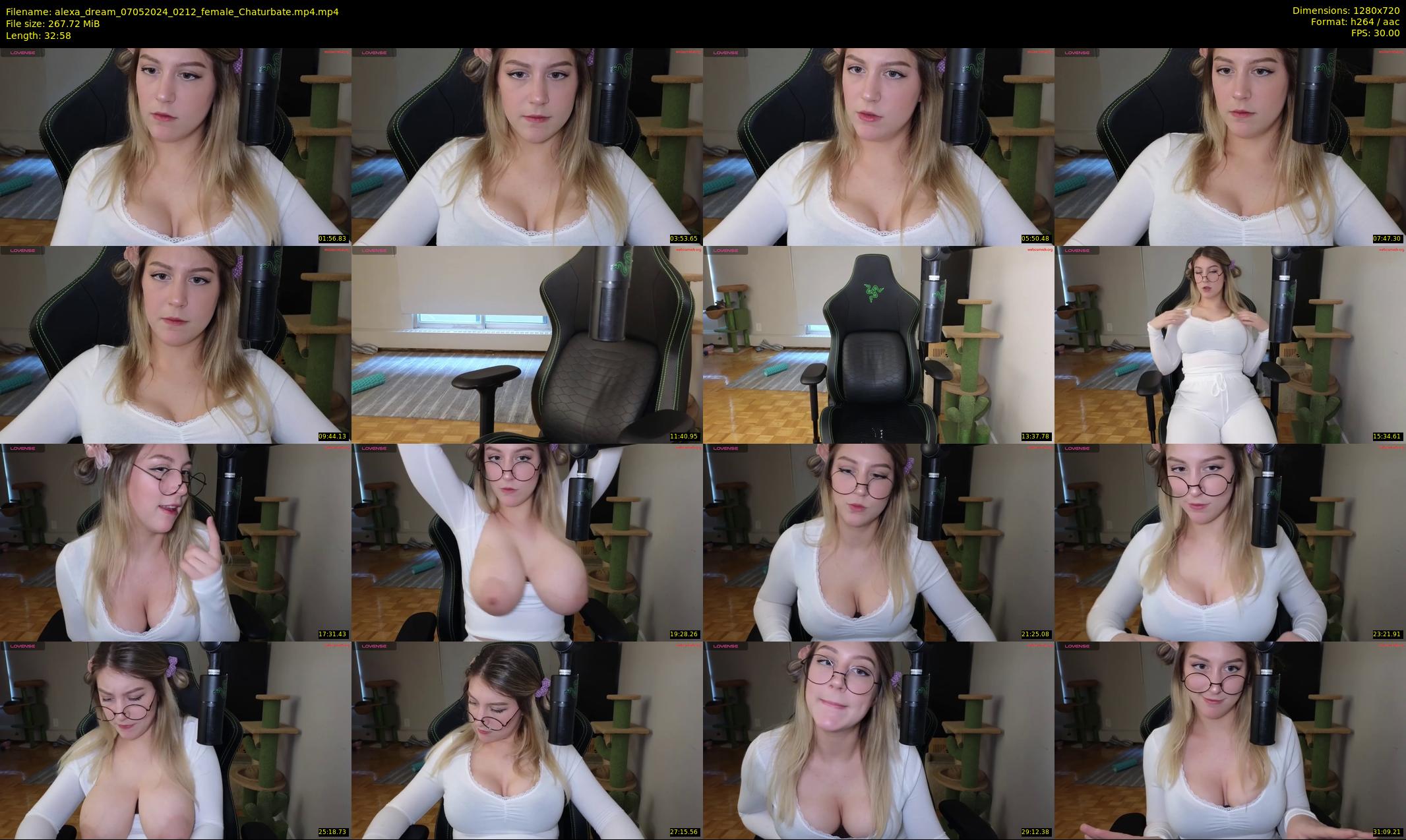 alexa_dream — 33 minute Chaturbate female cam show recording, 720p, May 7, 2024