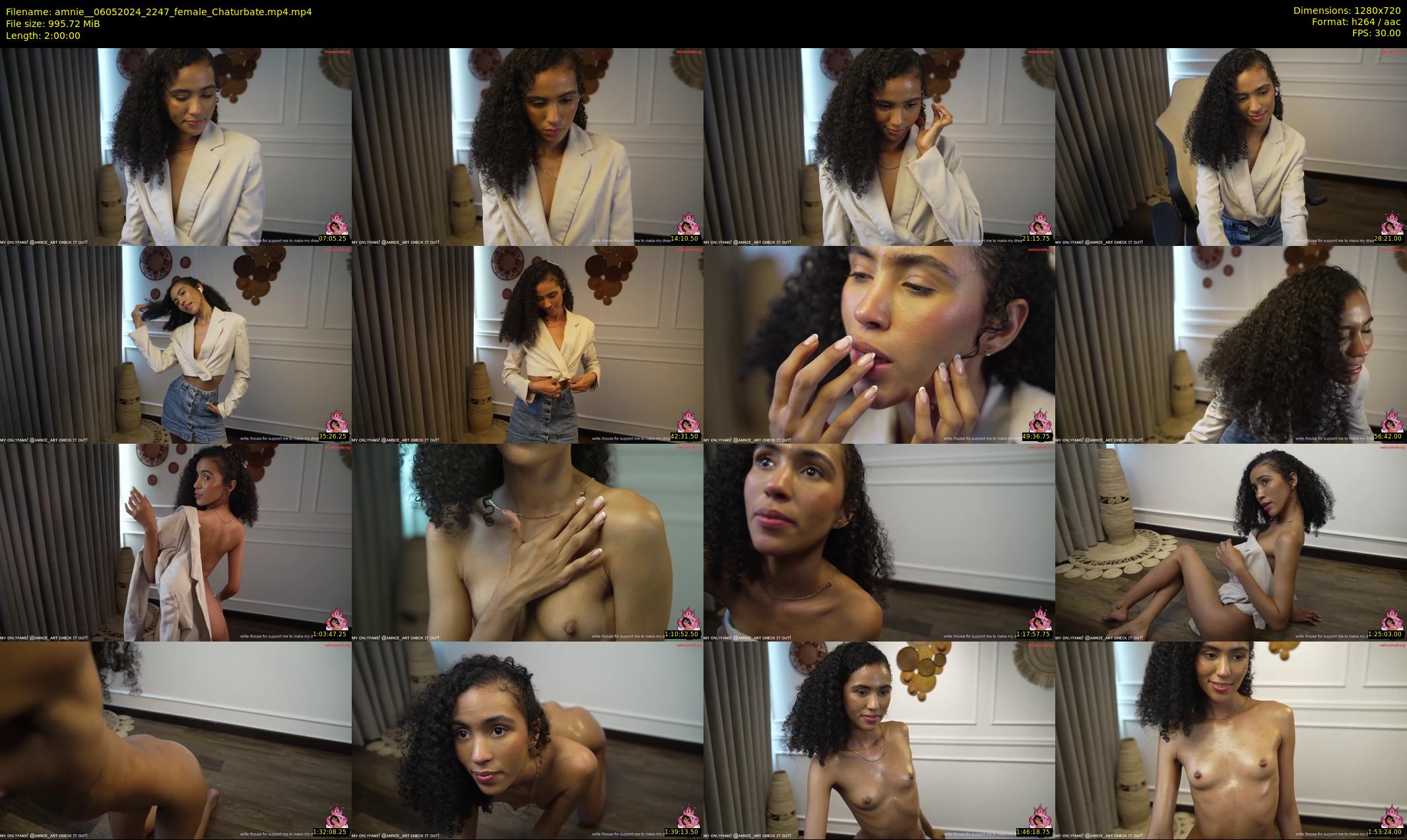 amnie_ — 120 minute Chaturbate female cam show recording, 720p, May 6, 2024