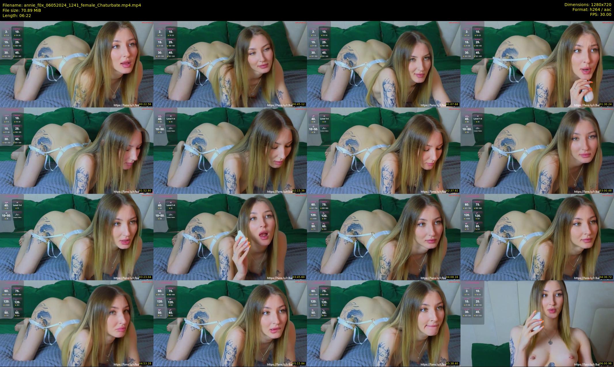 annie_f0x — 7 minute Chaturbate female cam show recording, 720p, May 6, 2024