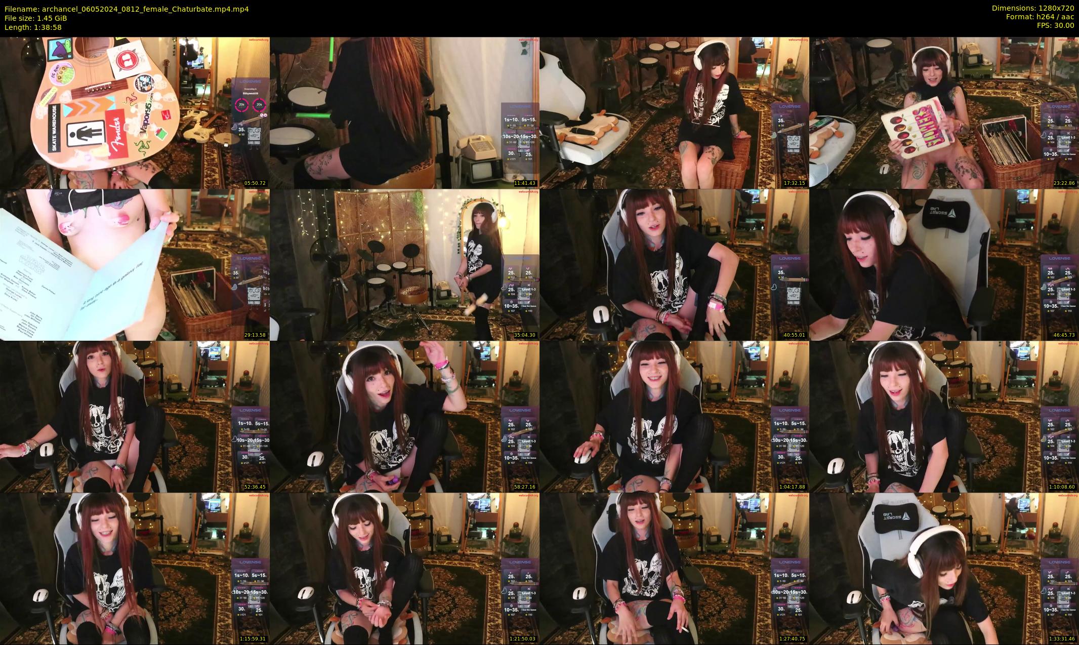 archancel — 99 minute Chaturbate female cam show recording, 720p, May 6, 2024