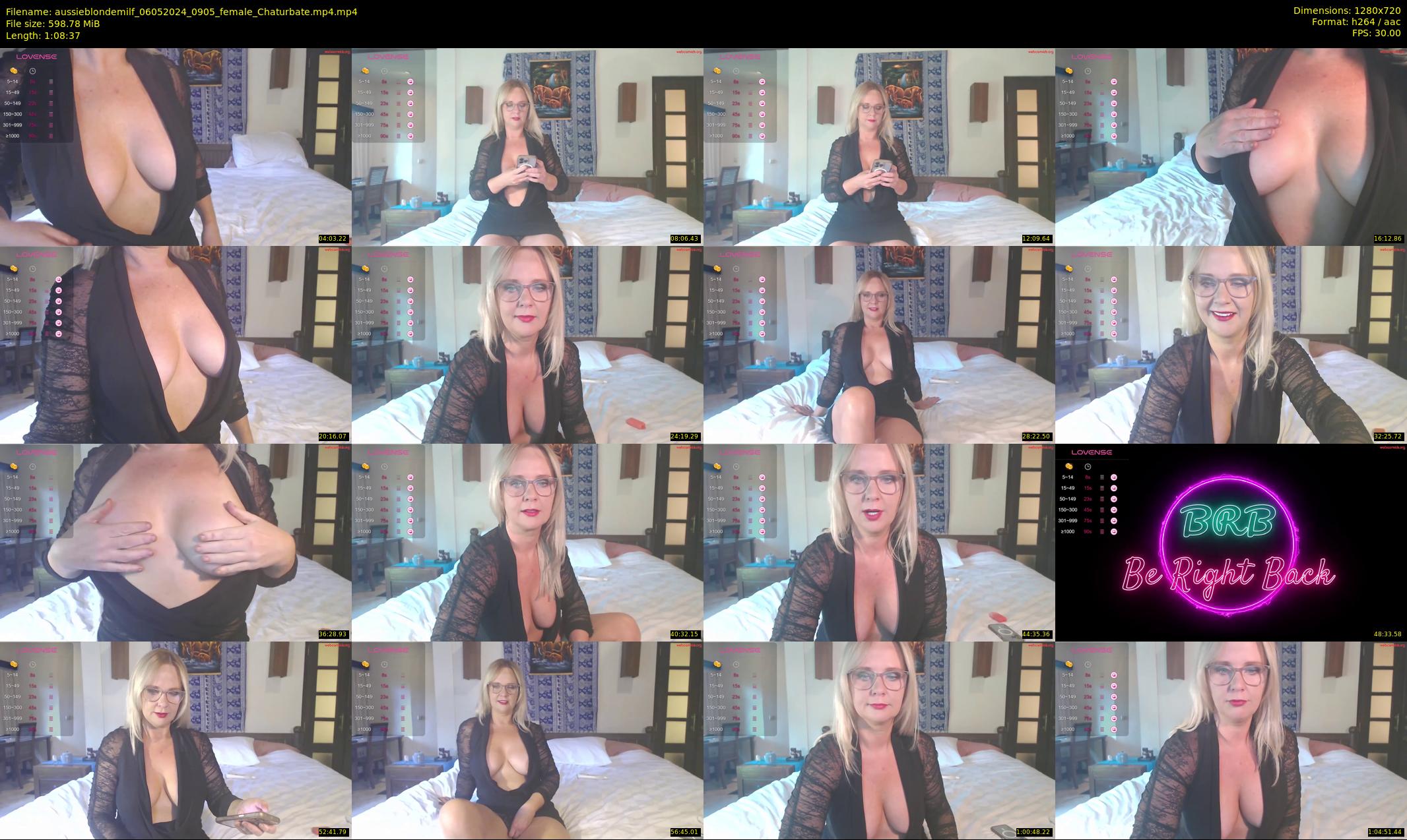 aussieblondemilf — 69 minute Chaturbate female cam show recording, 720p, May 6, 2024